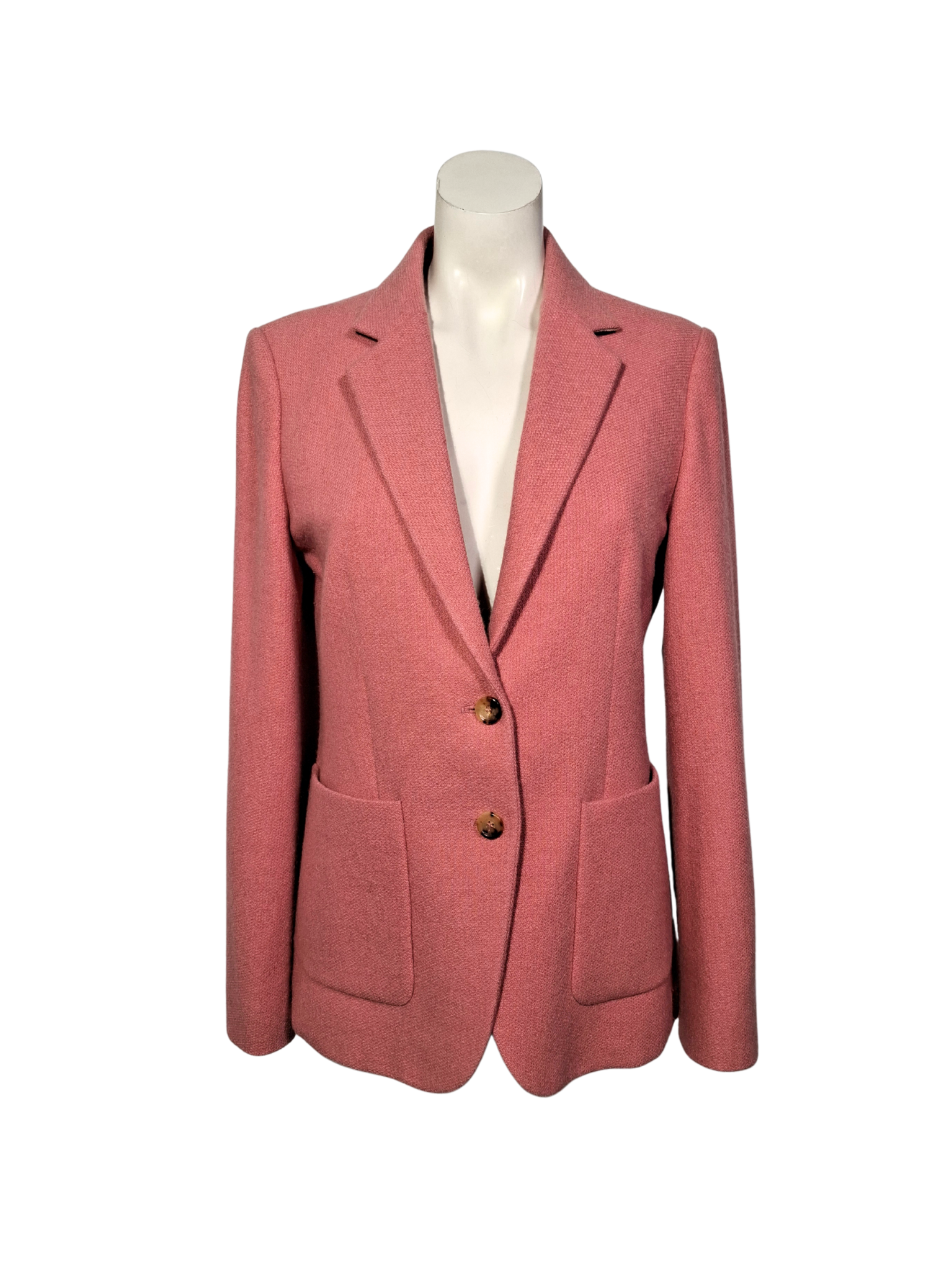 Rožinis kašmyrinis MAX MARA švarkas, S