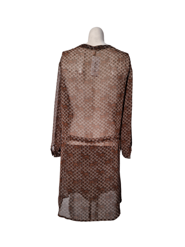 Ruda raštuota YARGICI suknelė, L