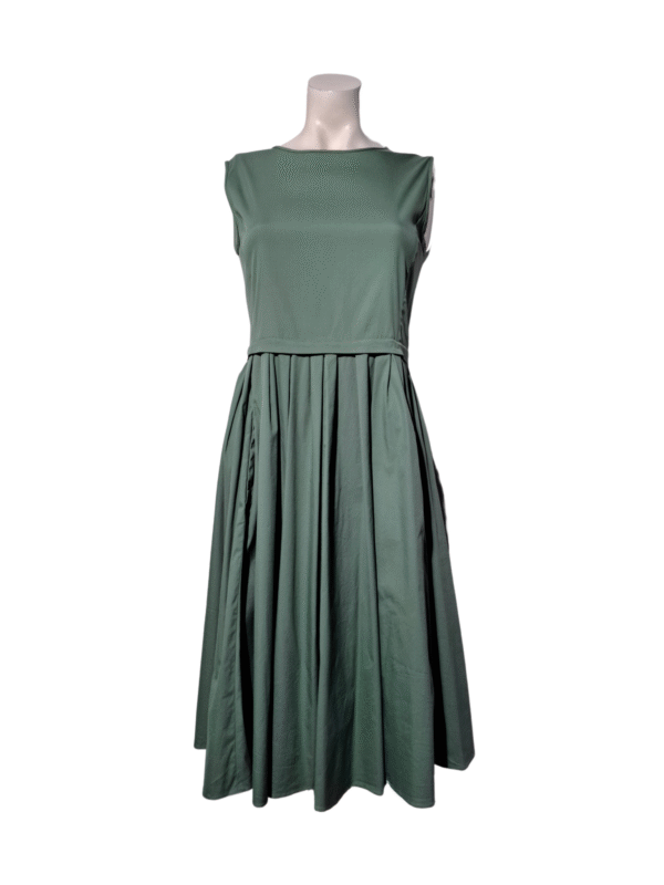 Žalia klostuota ‘S MAX MARA suknelė, S