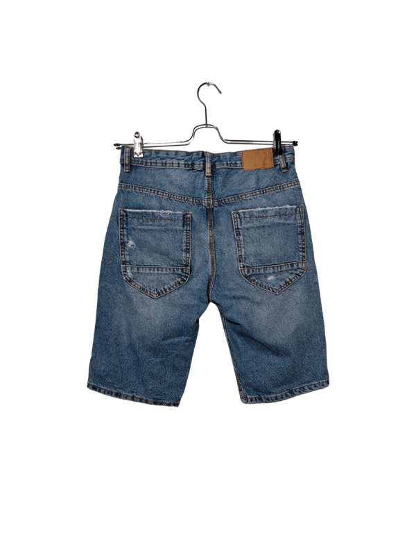 Mėlyni džinsiniai BERSHKA šortai, S