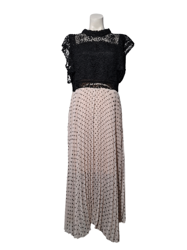 Kreminės spalvos raštuota KAIMILAN suknelė, XL