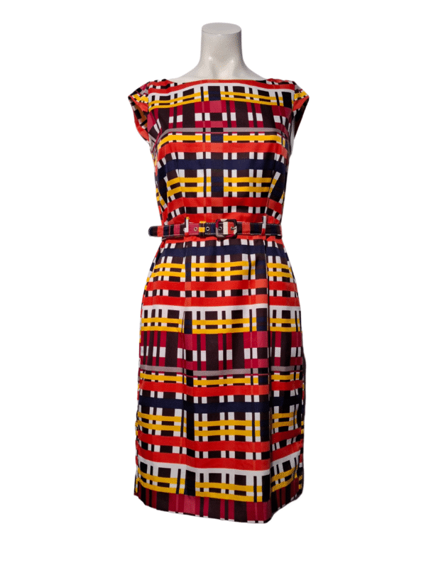 Įvairiaspalvė raštuota BANANA REPUBLIC suknelė, M