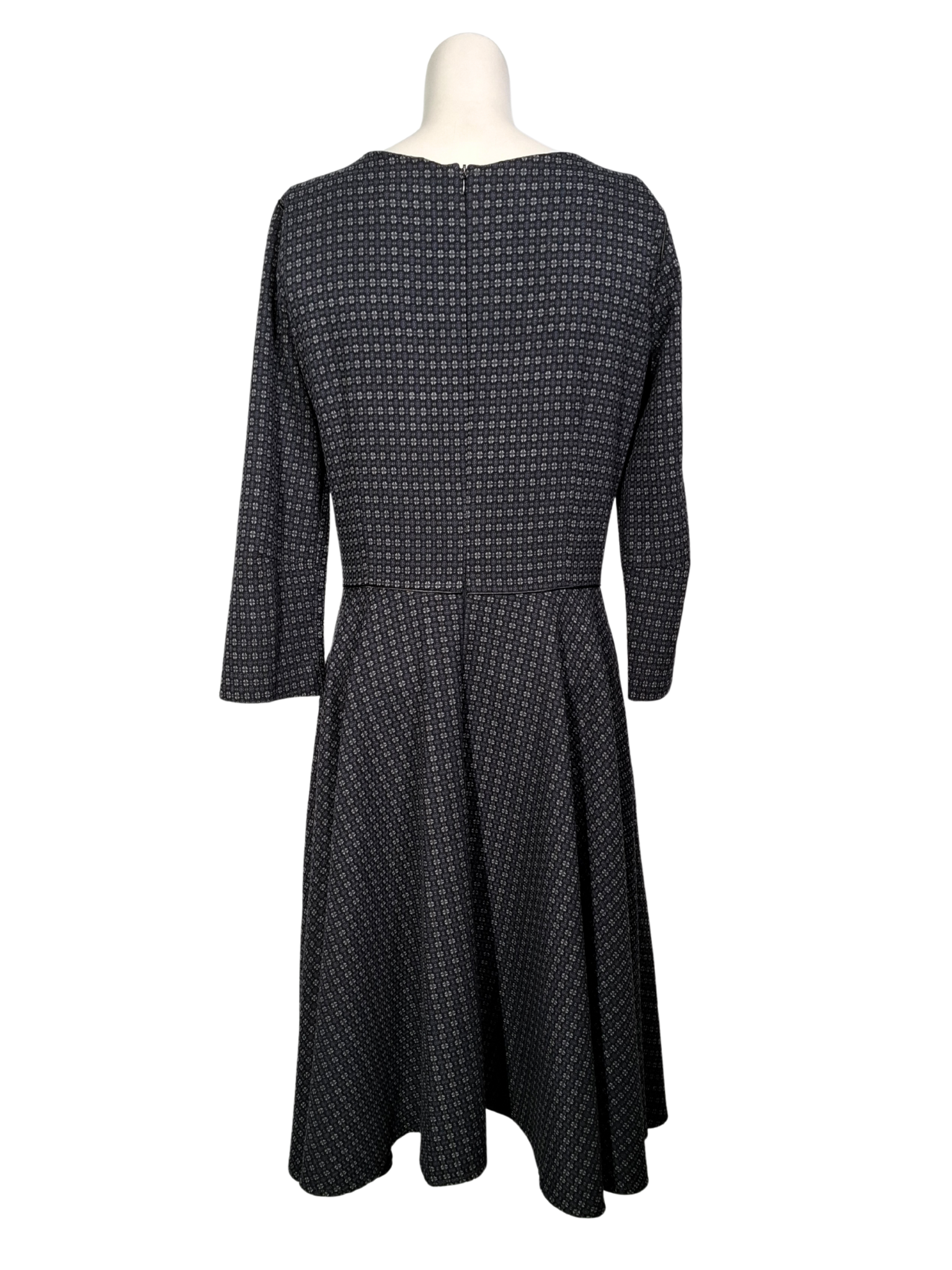 Juoda raštuota BLISS suknelė, M