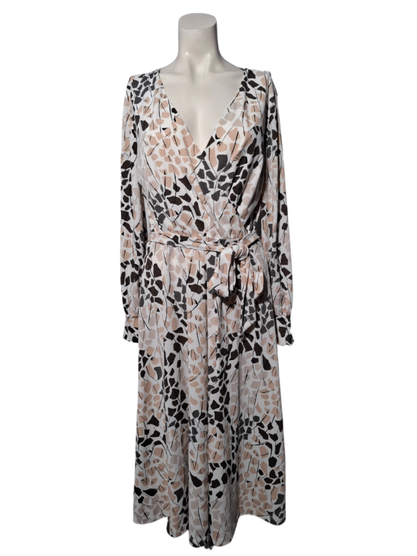 Įvairiaspalvė raštuota H&M suknelė, M