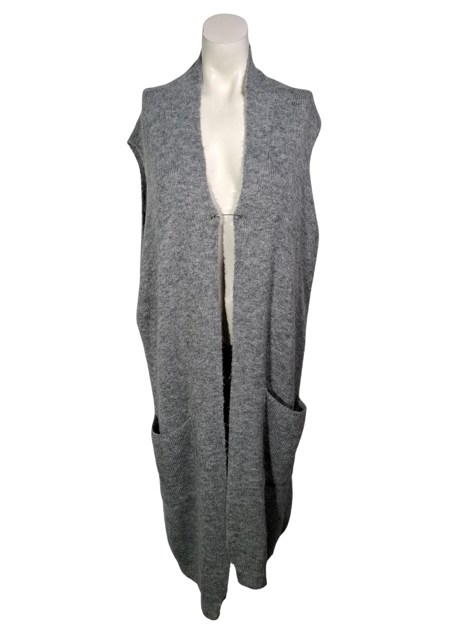 Pilkas OBJECT megztinis, M/L