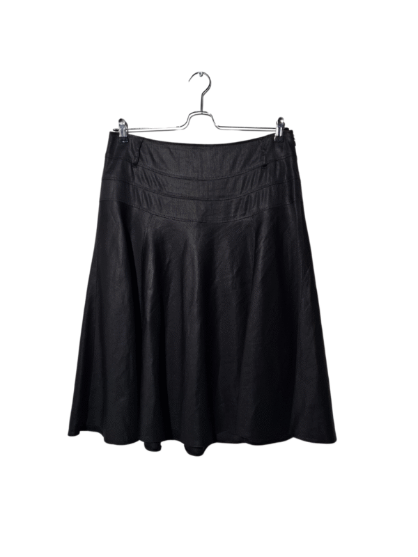 Juodas GIL BRET sijonas su linu, XL