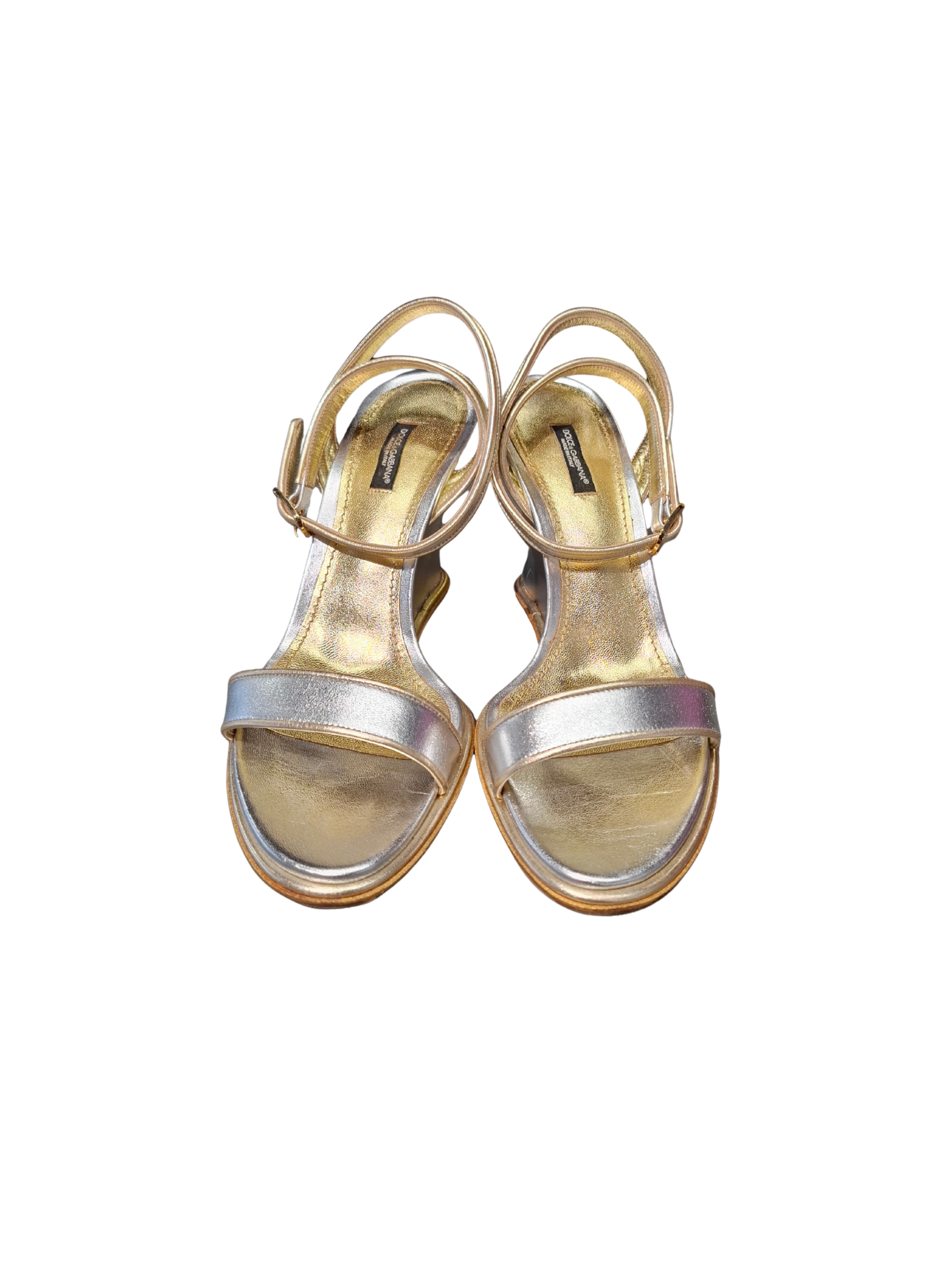 Sidabro spalvos DOLCE & GABANNA aukštakulniai, 40 dydis