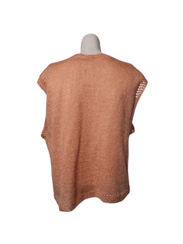 Oranžinė vilnonė liemenė, L