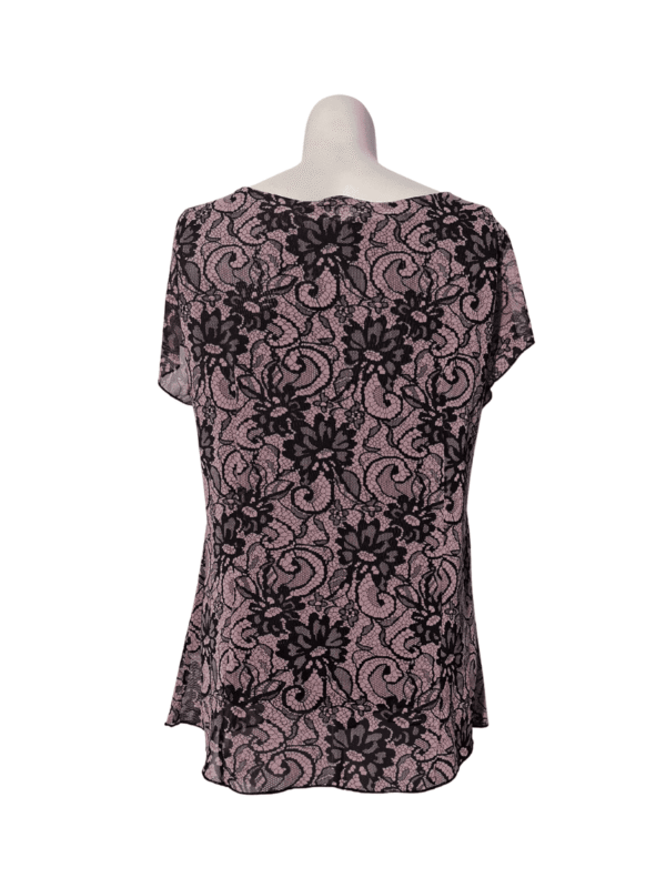 Rožinė raštuota NATALIA palaidinė, L