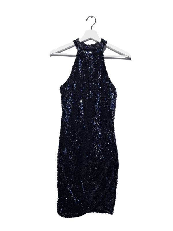 Juoda AX PARIS suknelė su žvyneliais, XS