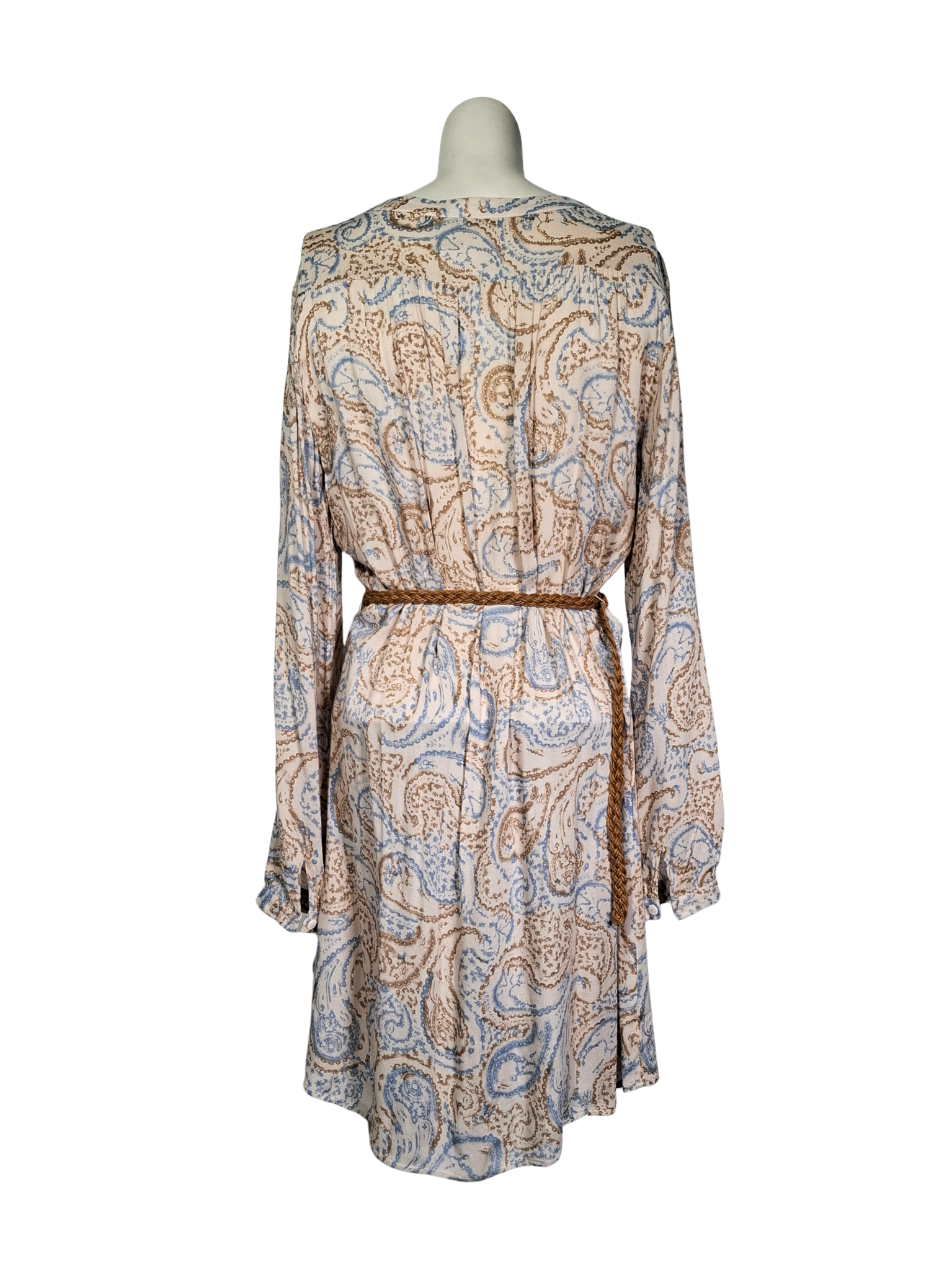 Kreminės spalvos raštuota PART TWO suknelė, S