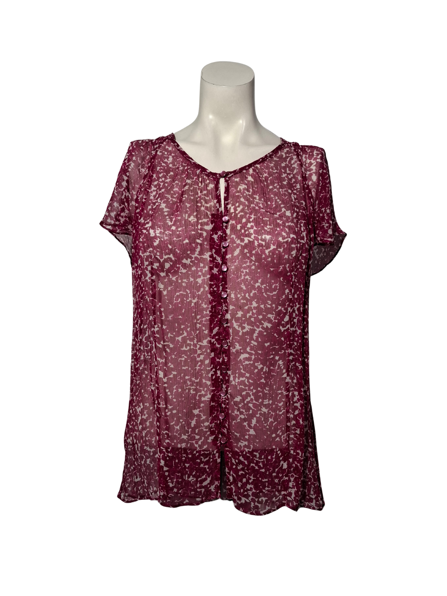 Rožinė raštuota YESSICA palaidinė, M