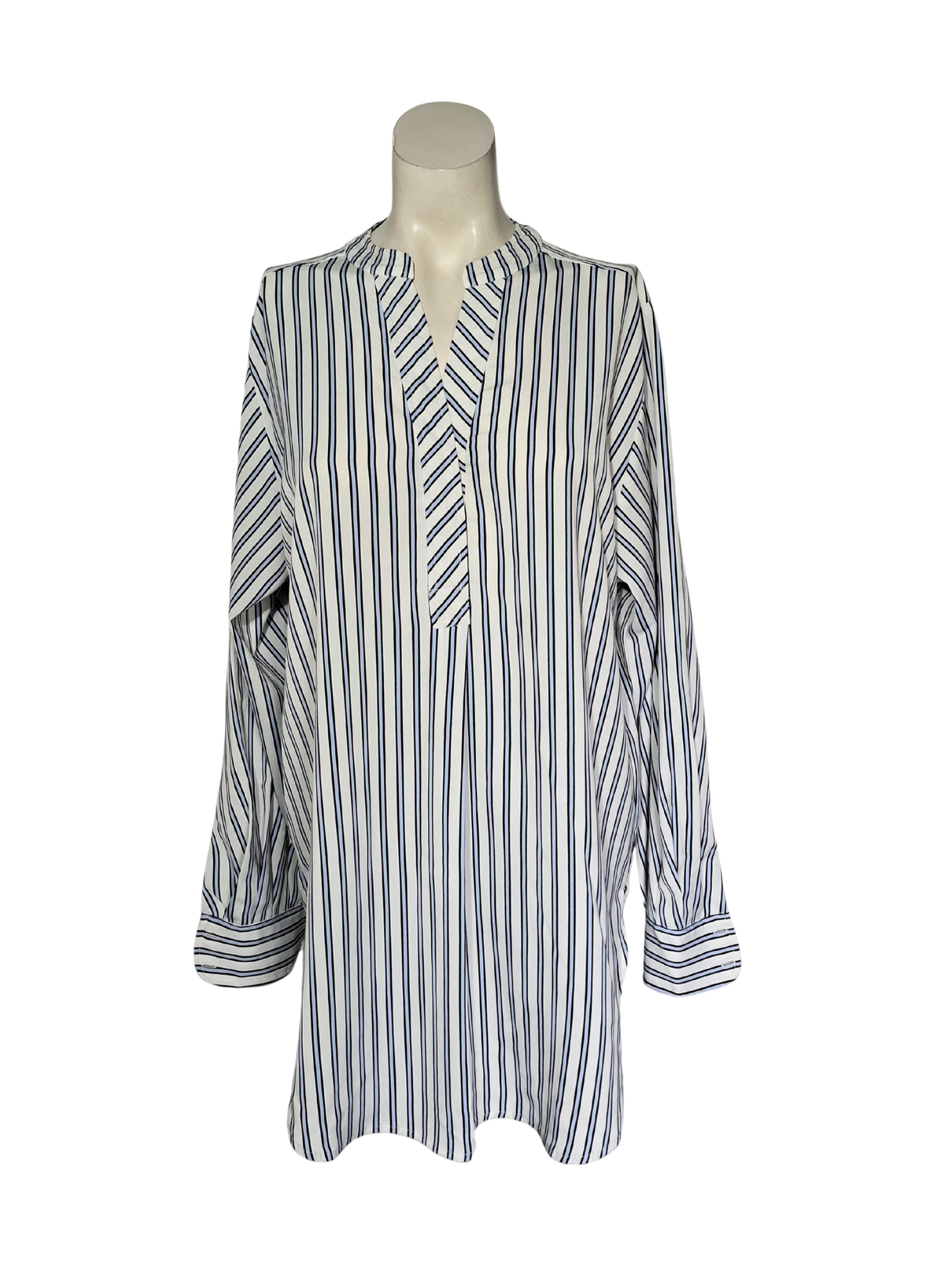 Balta dryžuota H&M palaidinė, M