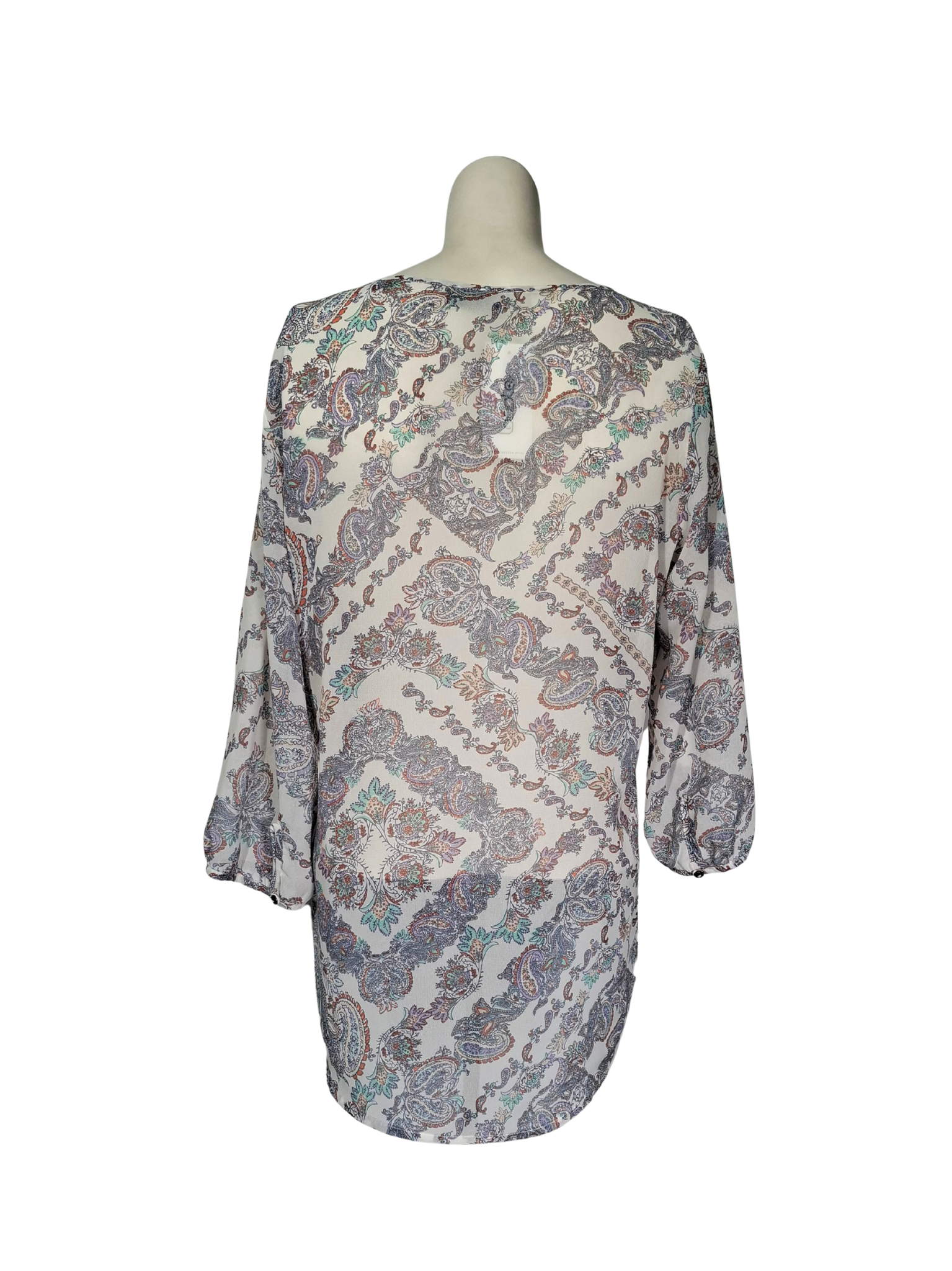 Balta raštuota WOMAN BY TCHIBO palaidinė, M