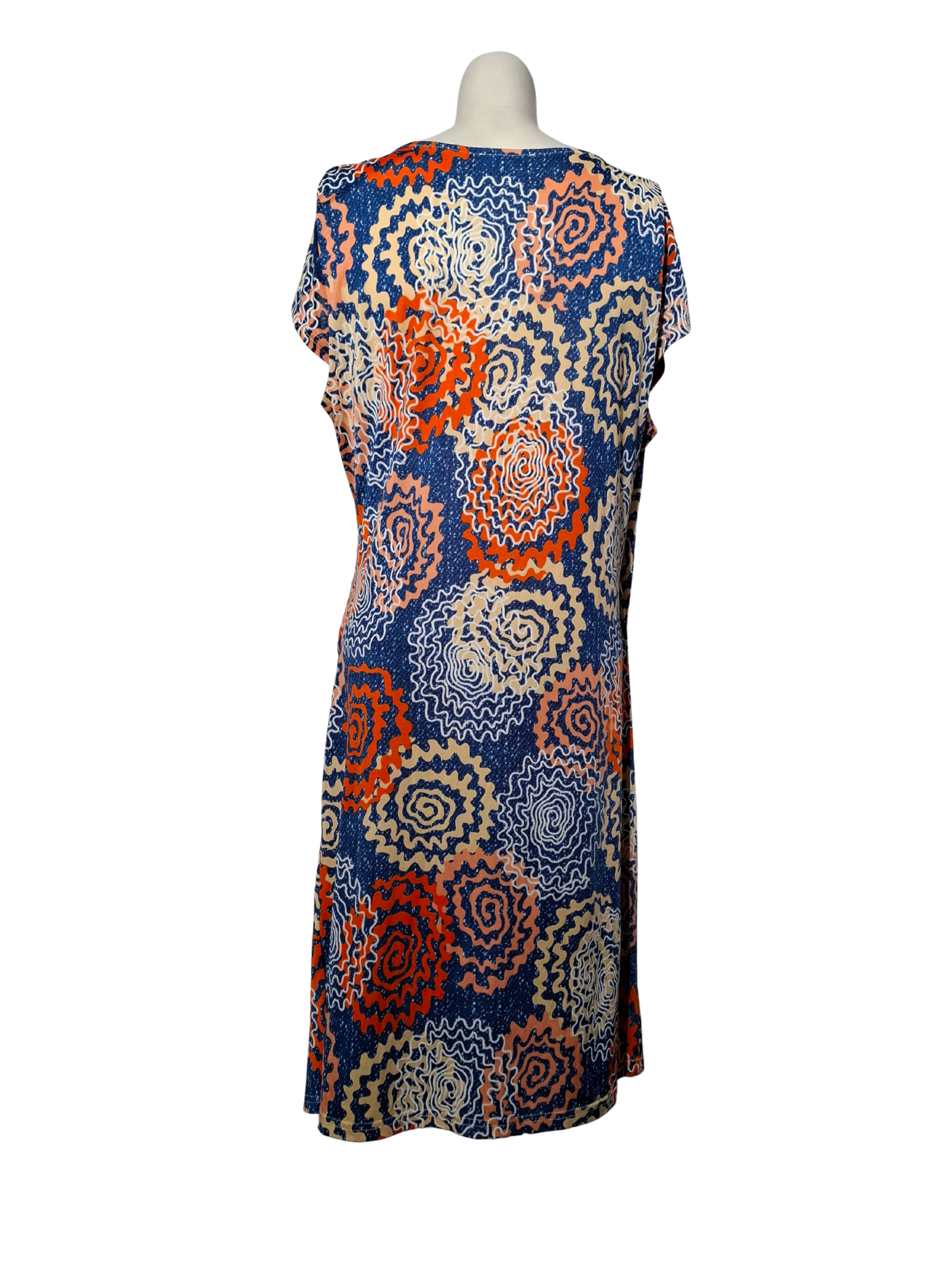 Įvairiaspalvė raštuota SWEET MISS suknelė, XL