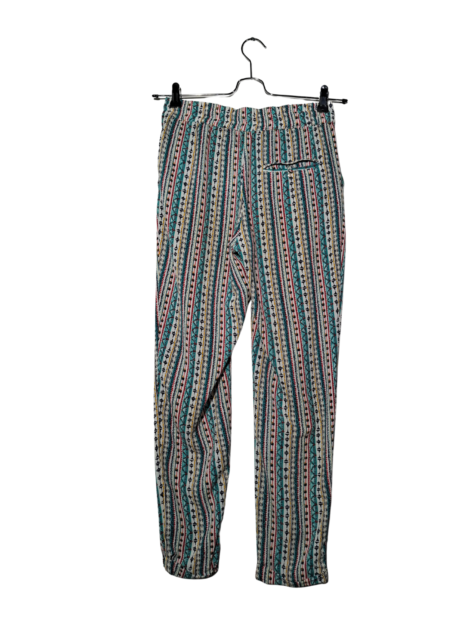 Įvairiaspalvės raštuotos ZARA kelnės, XS