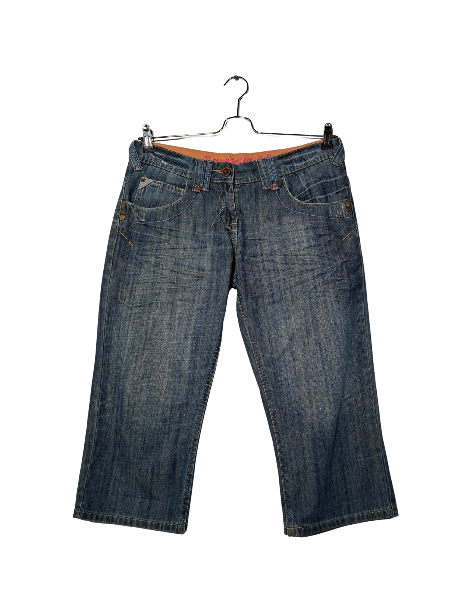 Mėlyni džinsiniai GEORGE bridžai, L