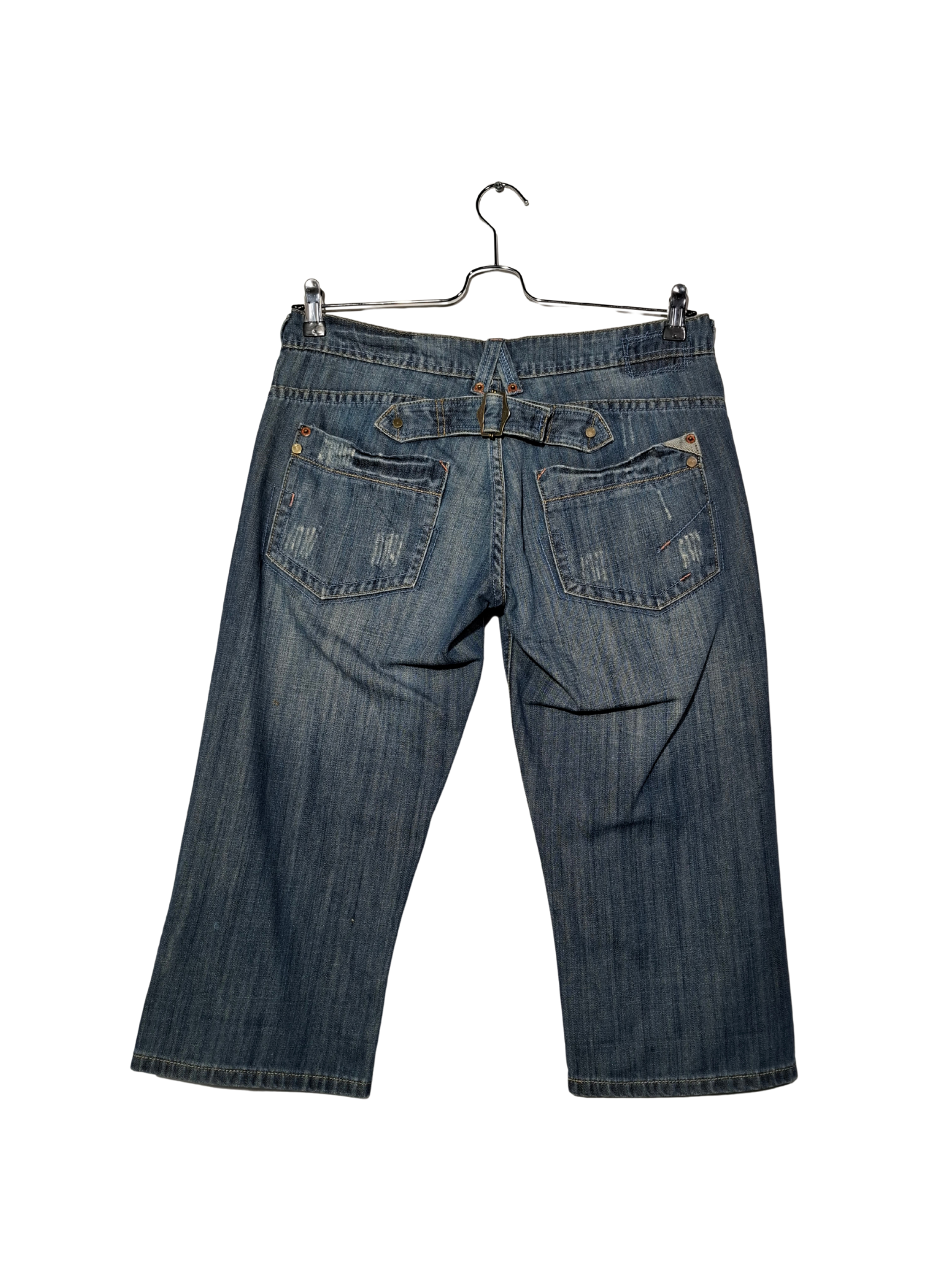 Mėlyni džinsiniai GEORGE bridžai, L