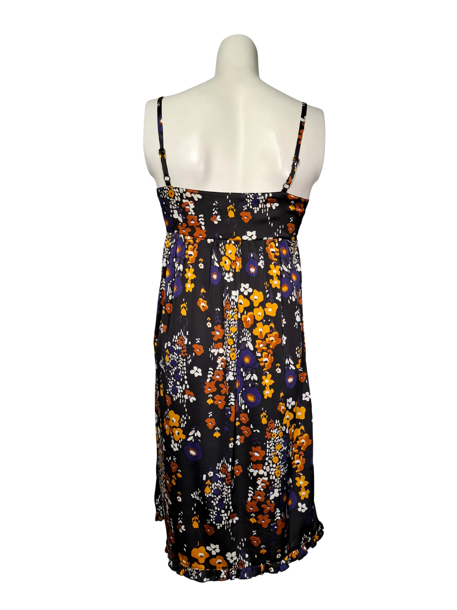 Įvairiaspalvė gėlėta H&M suknelė, S