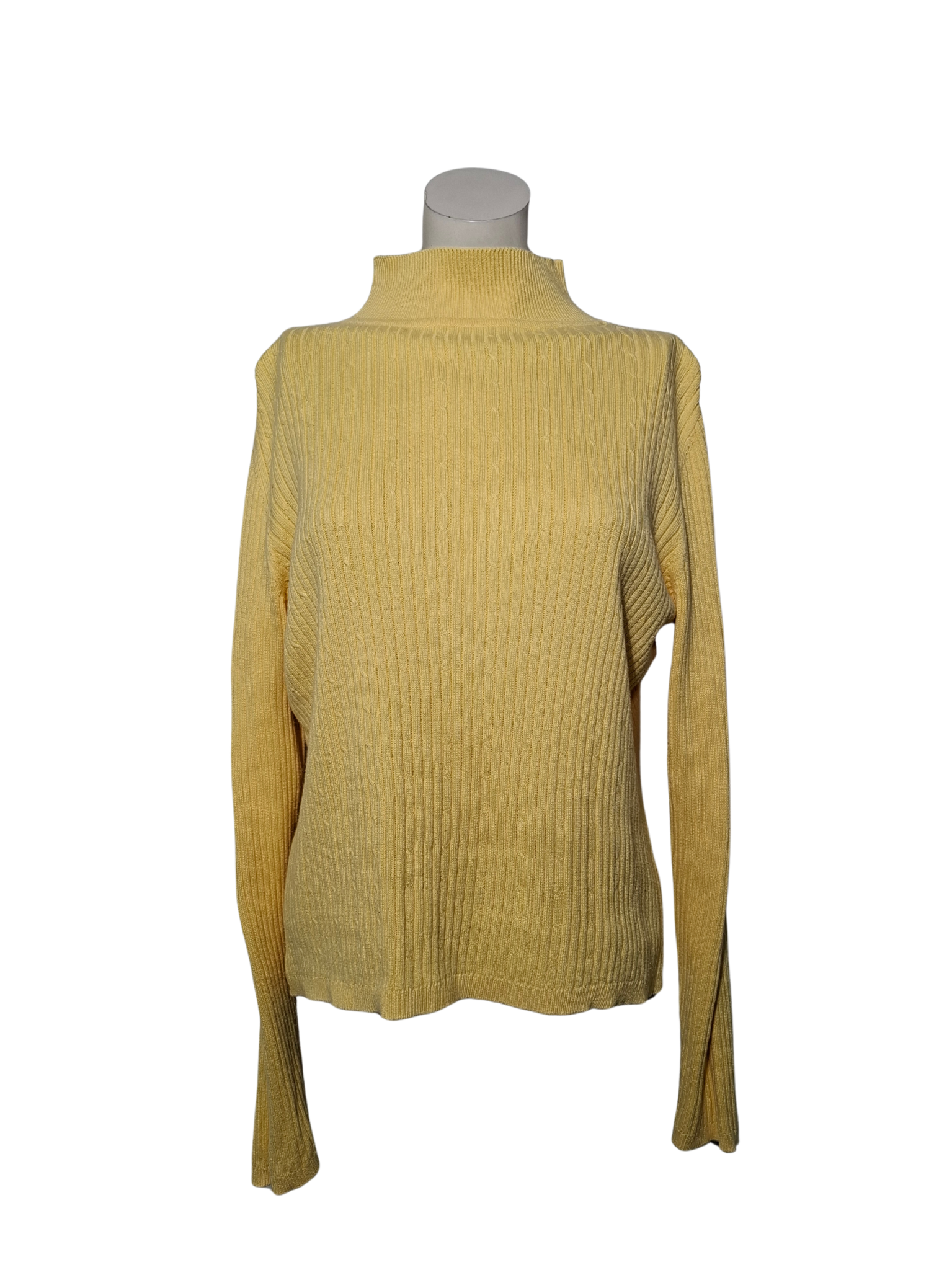 Geltonas CLASSIC ELEMENTS megztinis, L