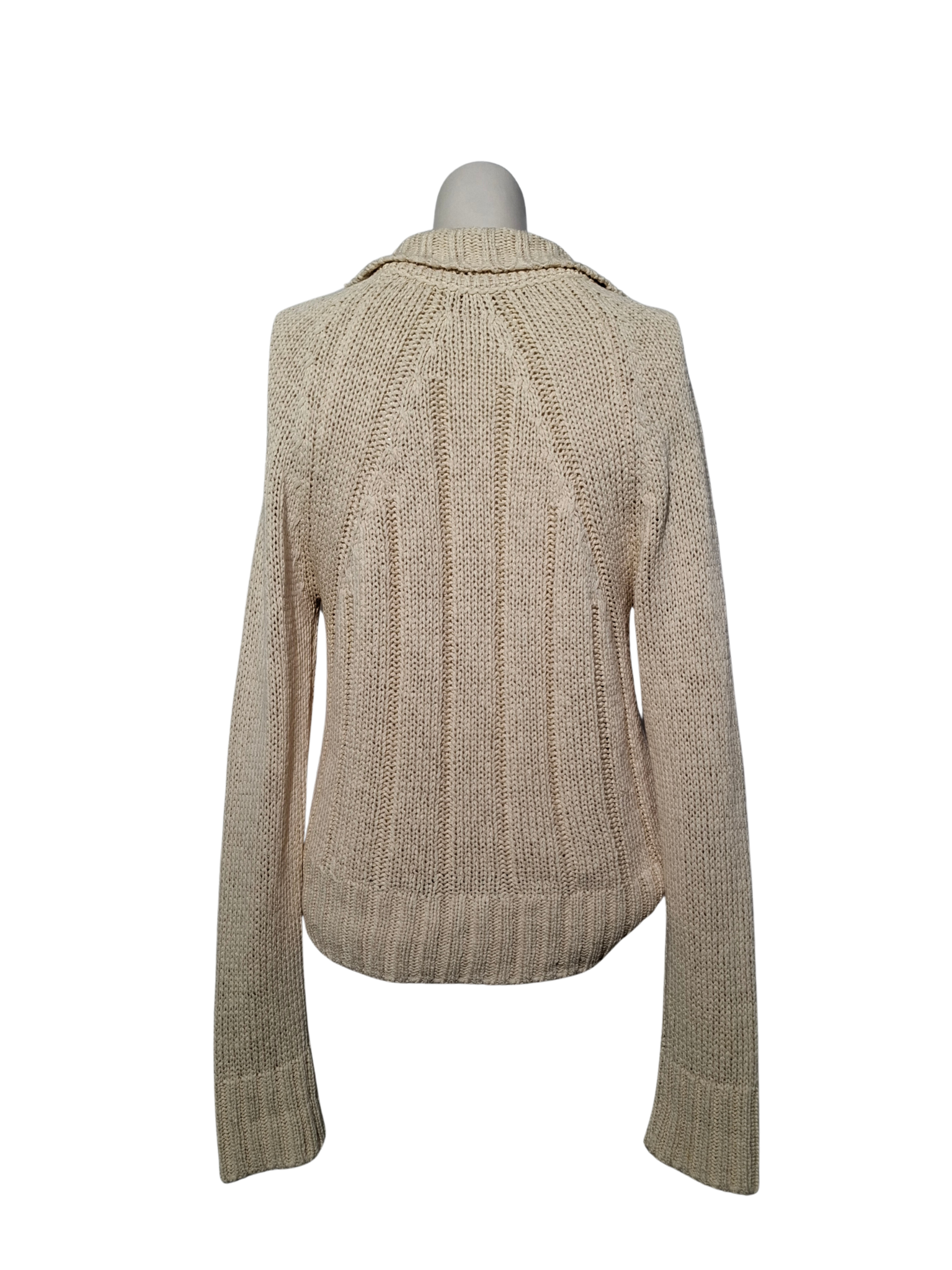 Smėlio spalvos megztinis, M