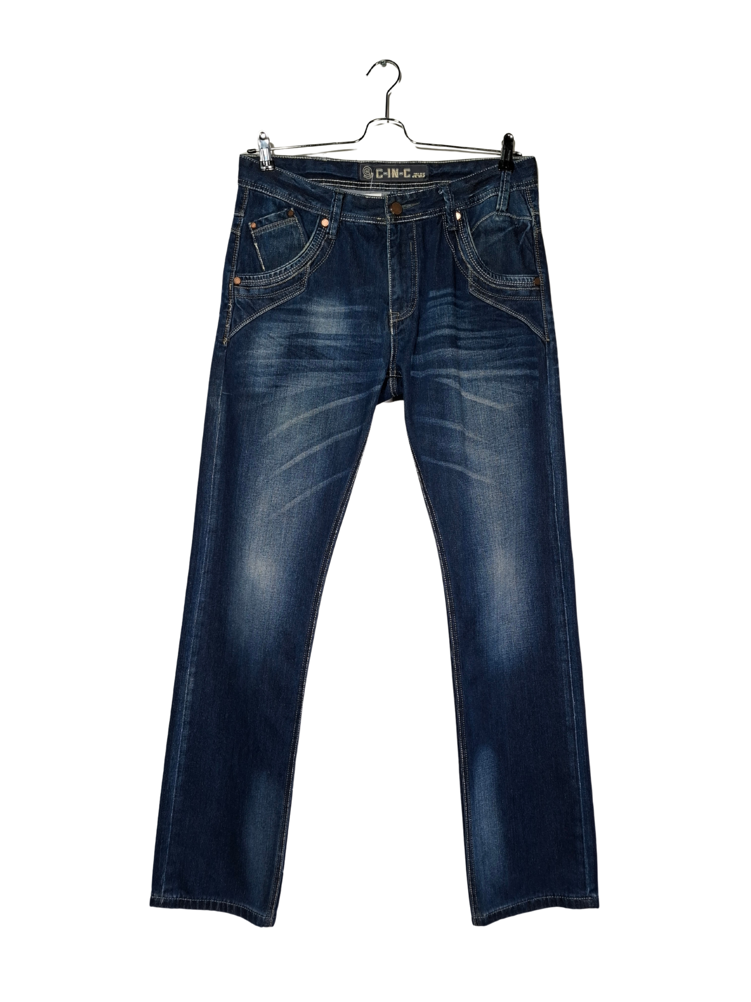Mėlyni C-IN-C džinsai, L
