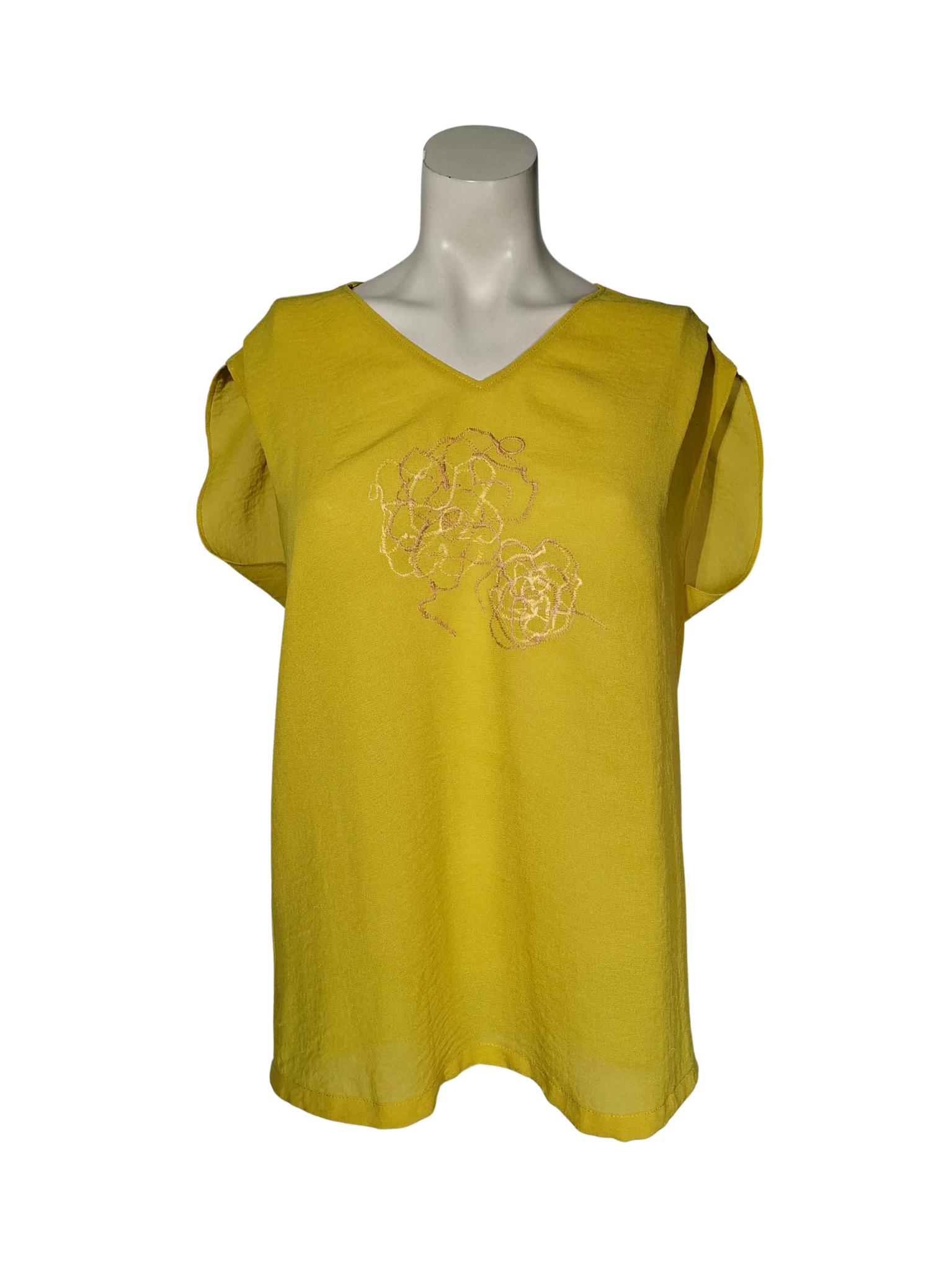 Upcycled by LOOPTEX geltona palaidinė, L