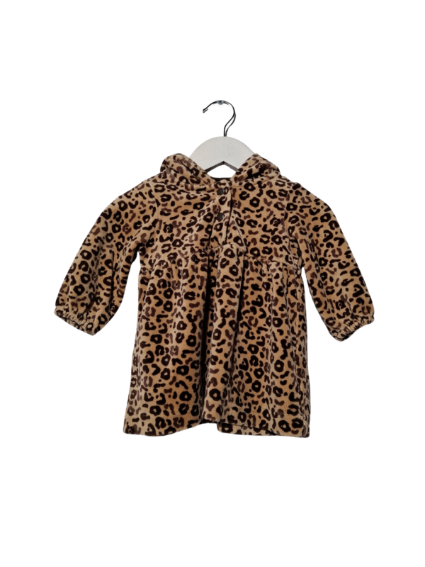 Leopardo rašto vaikiška suknelė, 2-4 m.