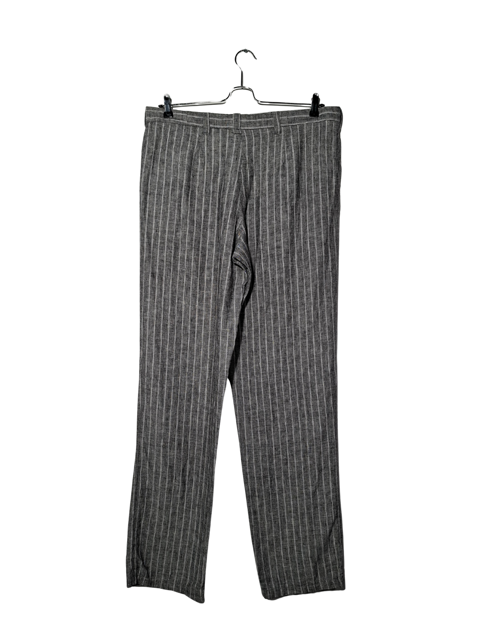 Pilkos dryžuotos kelnės, XL