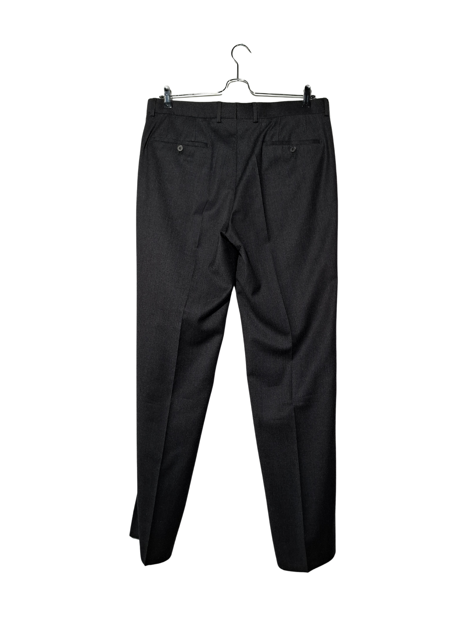 Tamsiai pilkos klasikinės kelnės, M