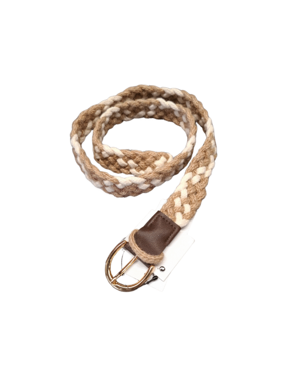 Smėlio spalvos pintas ZARA diržas, NAUJAS