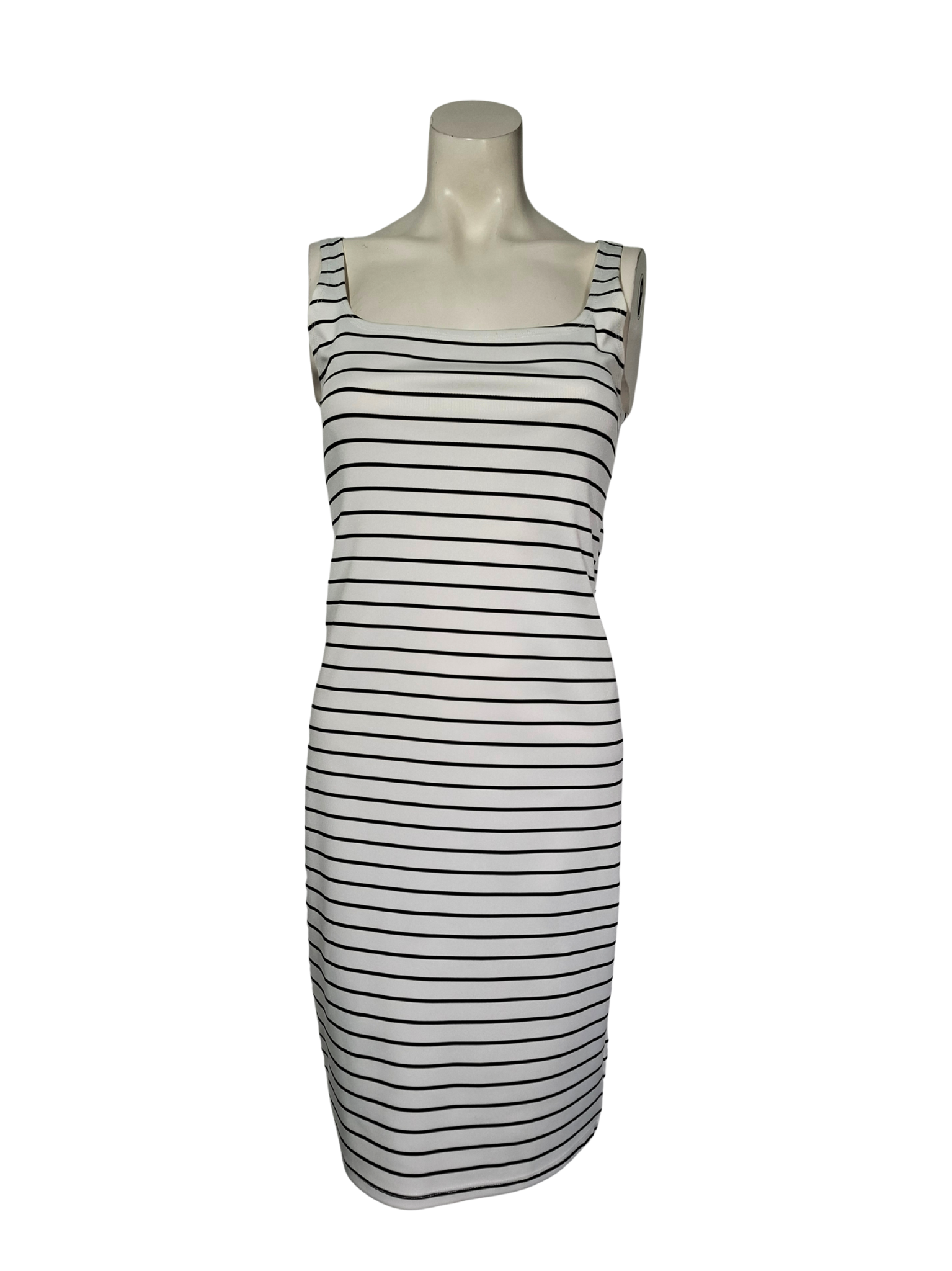 Balta dryžuota VINTAGE DRESSING suknelė, S