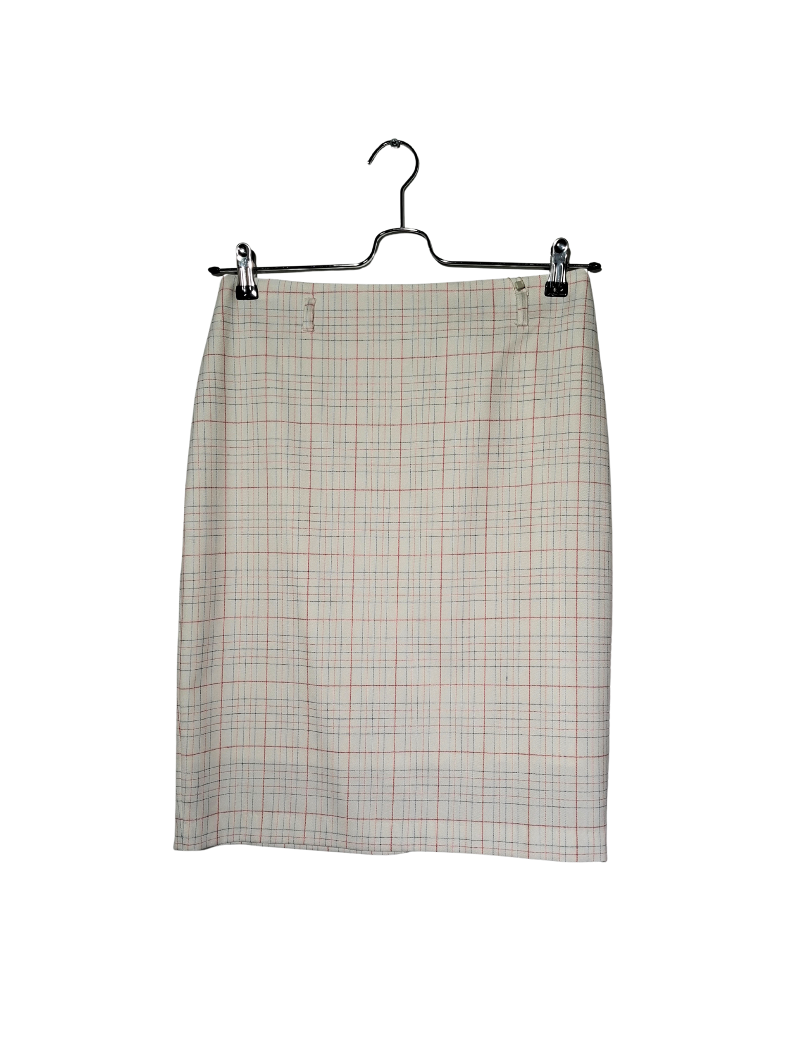 Baltas languotas MURAY & CO sijonas, NAUJAS, L