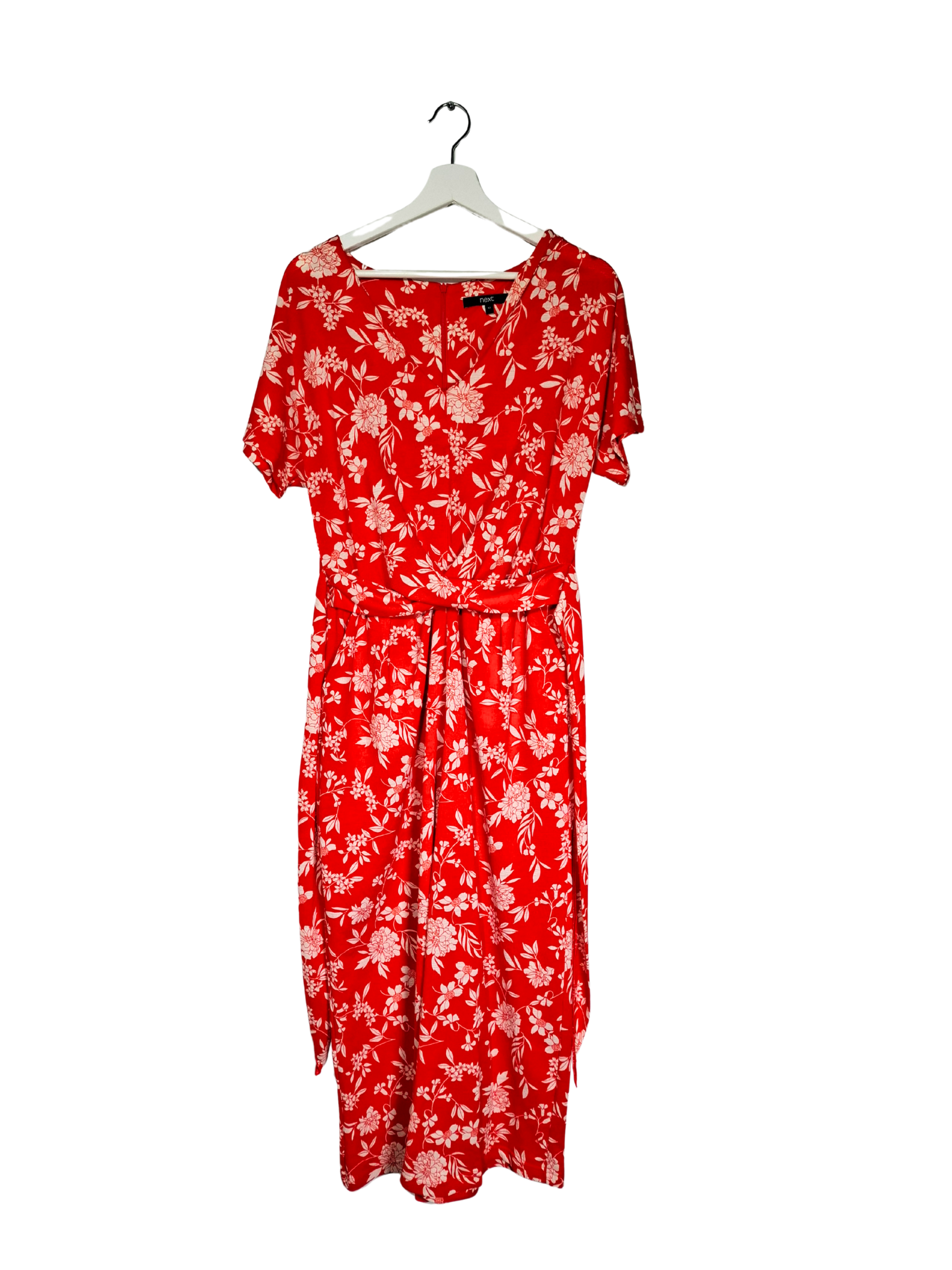 Jovitos kabykla raudonas gėlėtas NEXT kombinezonas, M