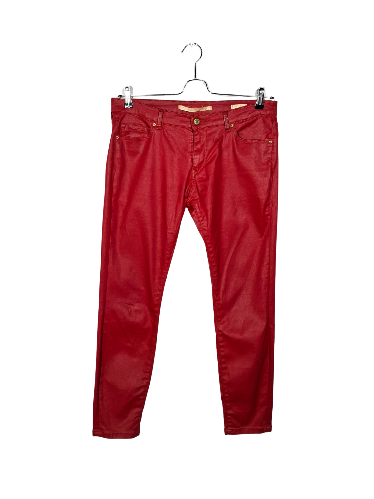 Raudonos ZARA kelnės, XL