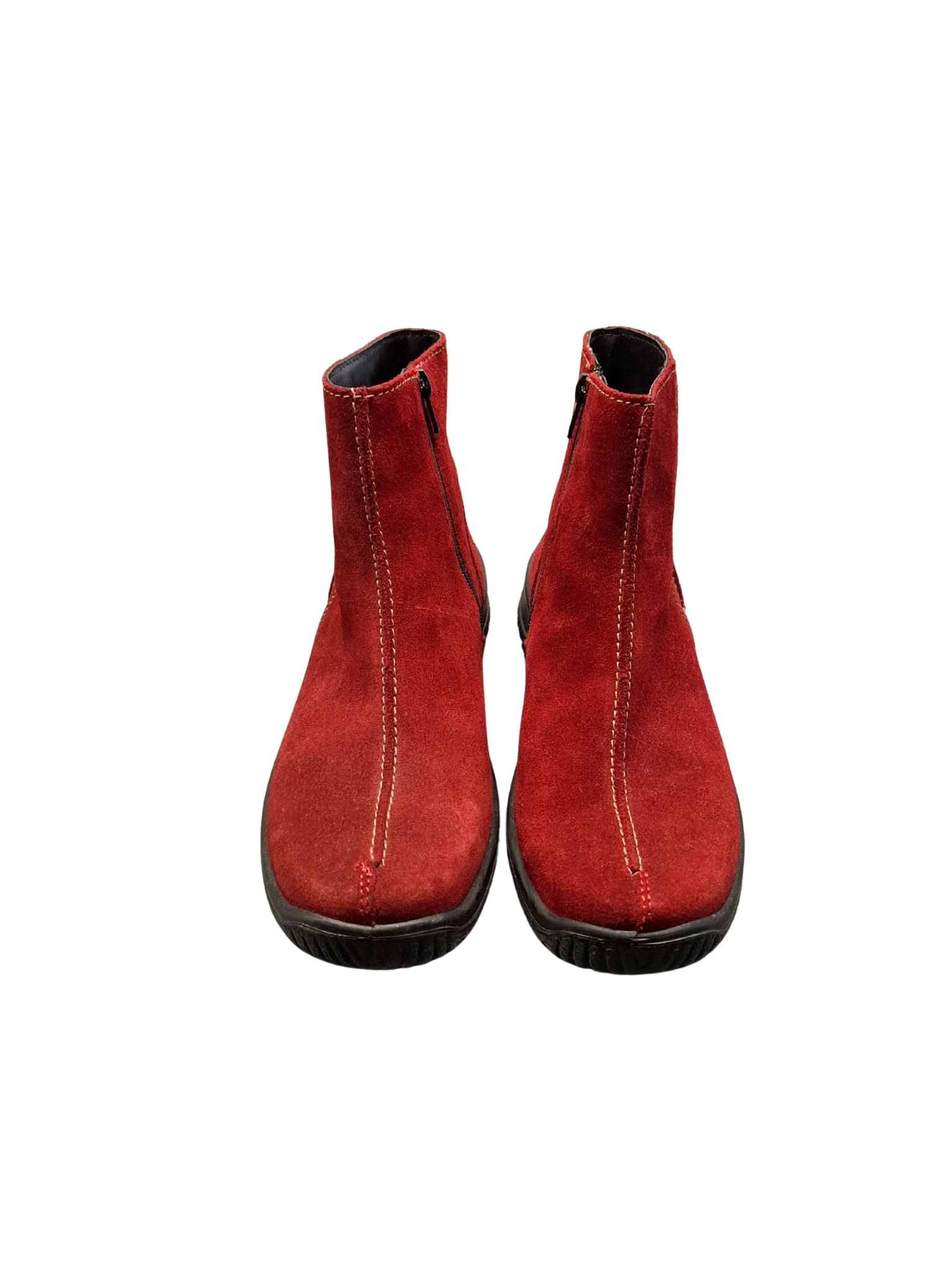 Raudoni odiniai auliniai LEGERO batai, 37,5 dydis