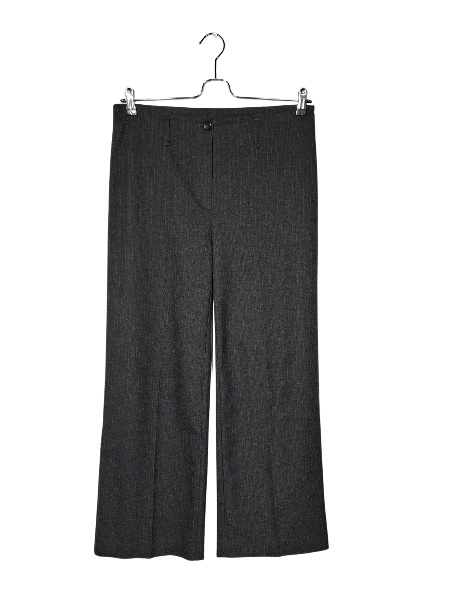 Pilkos dryžuotos FUSION kelnės, L