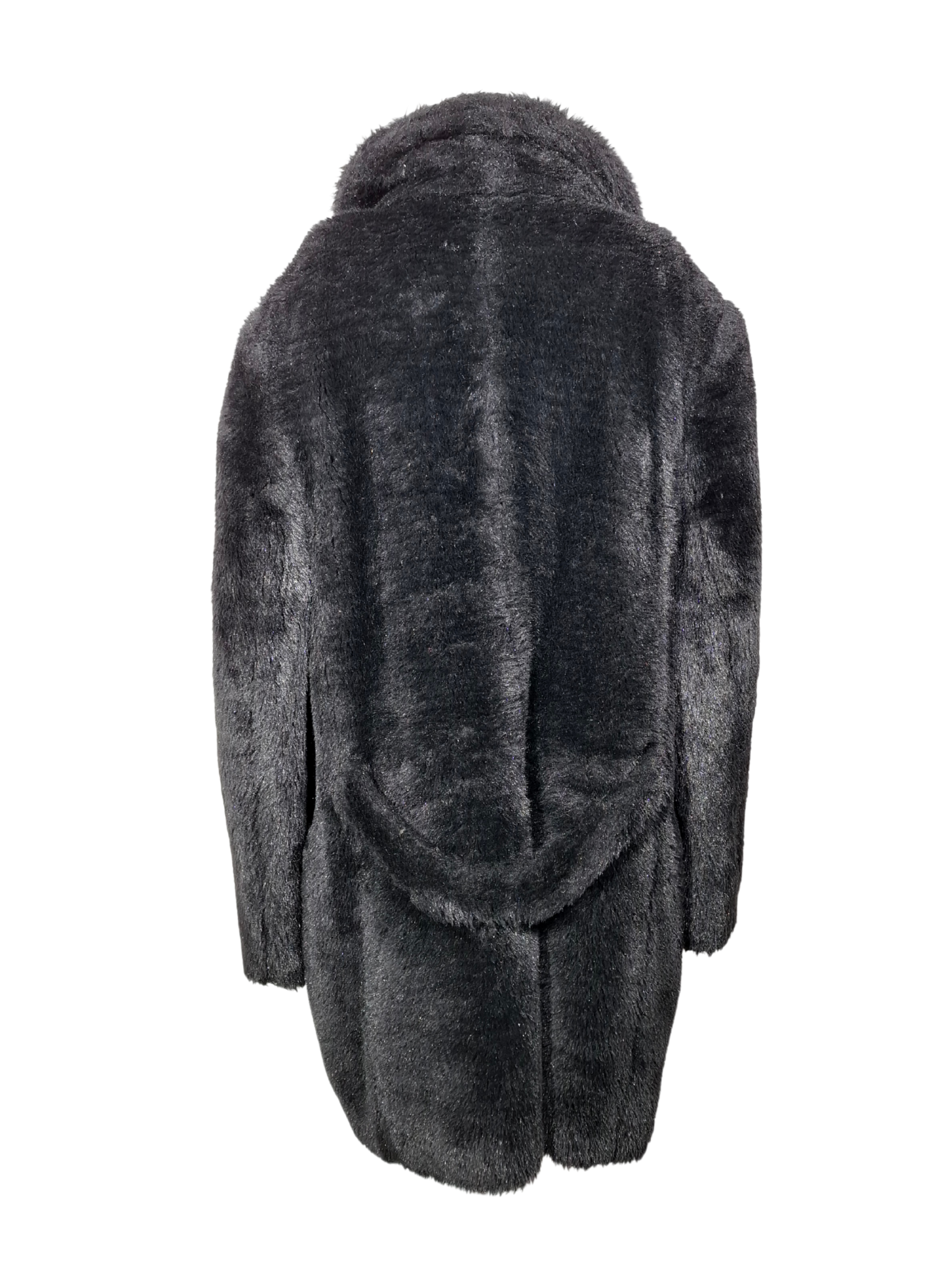 Juodi vintažiniai SPALIS kailiniai, XL