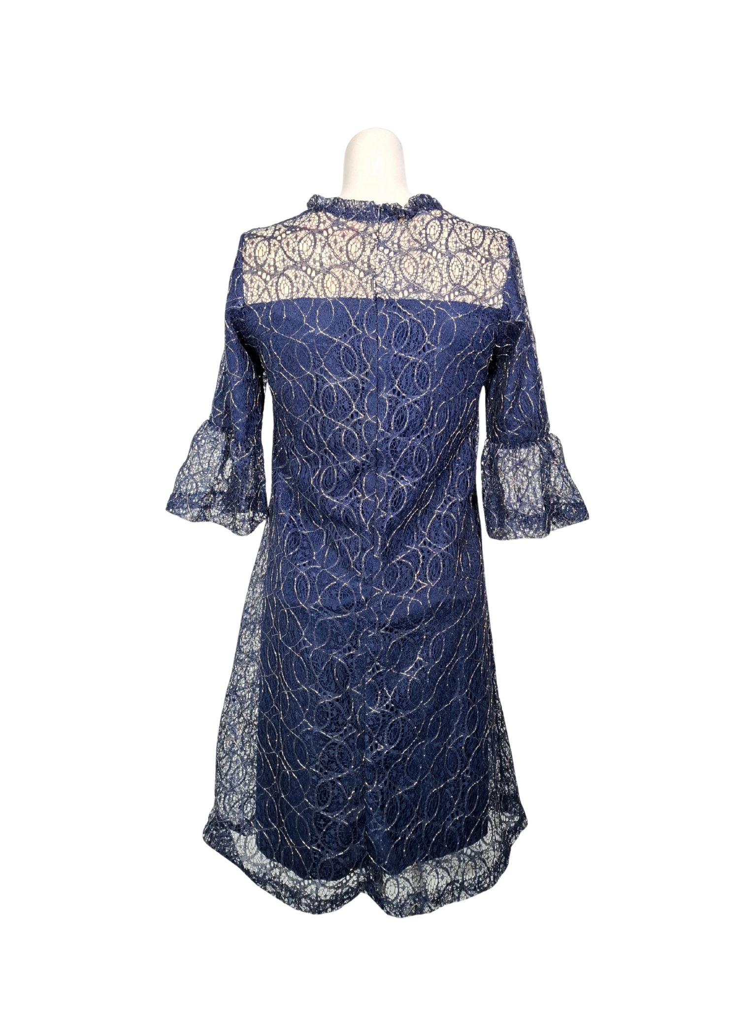 Mėlyna raštuota MISS CLASSIC suknelė, NAUJA, M