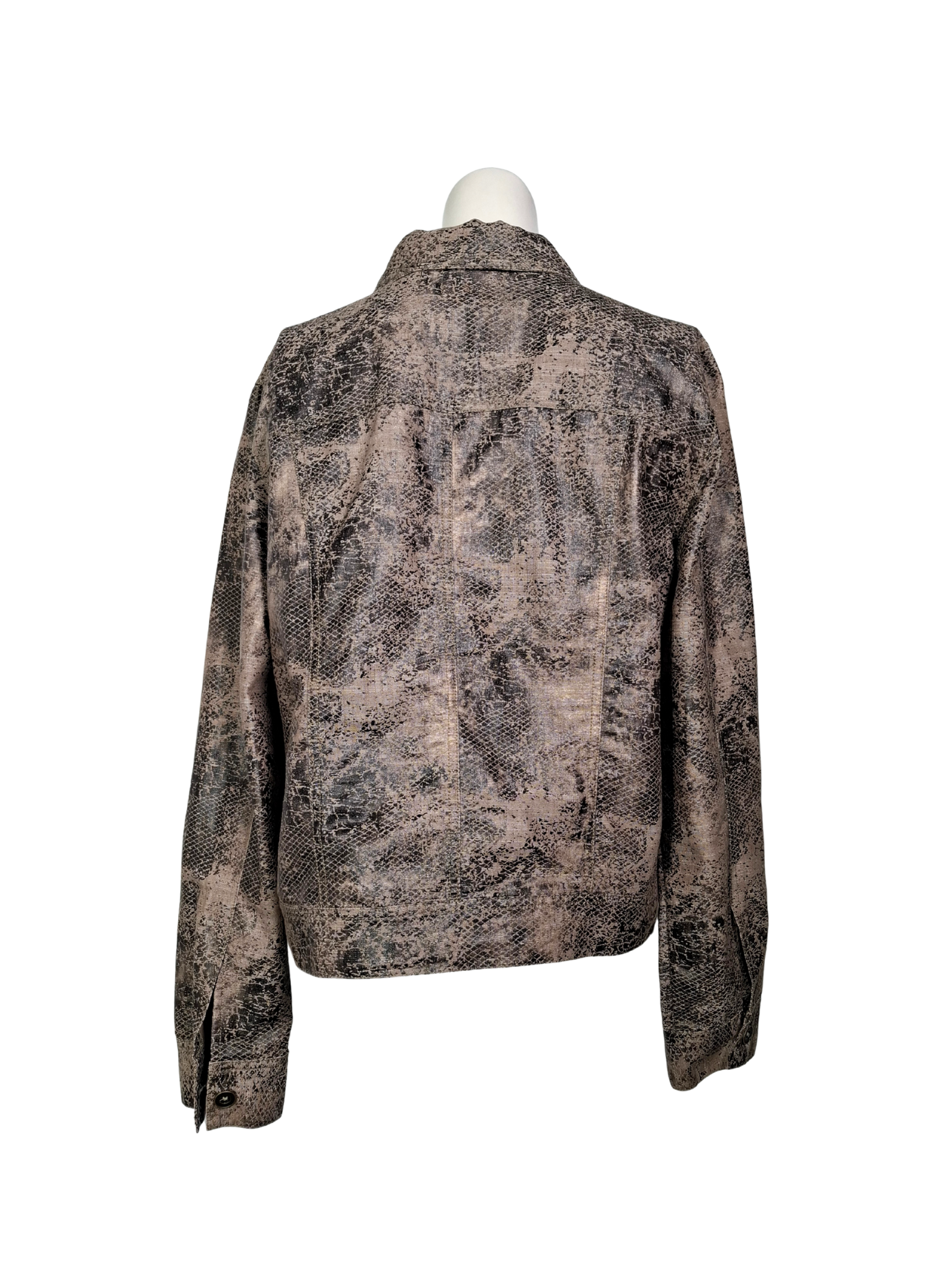 Rudas raštuotas BRANDTEX švarkas, L