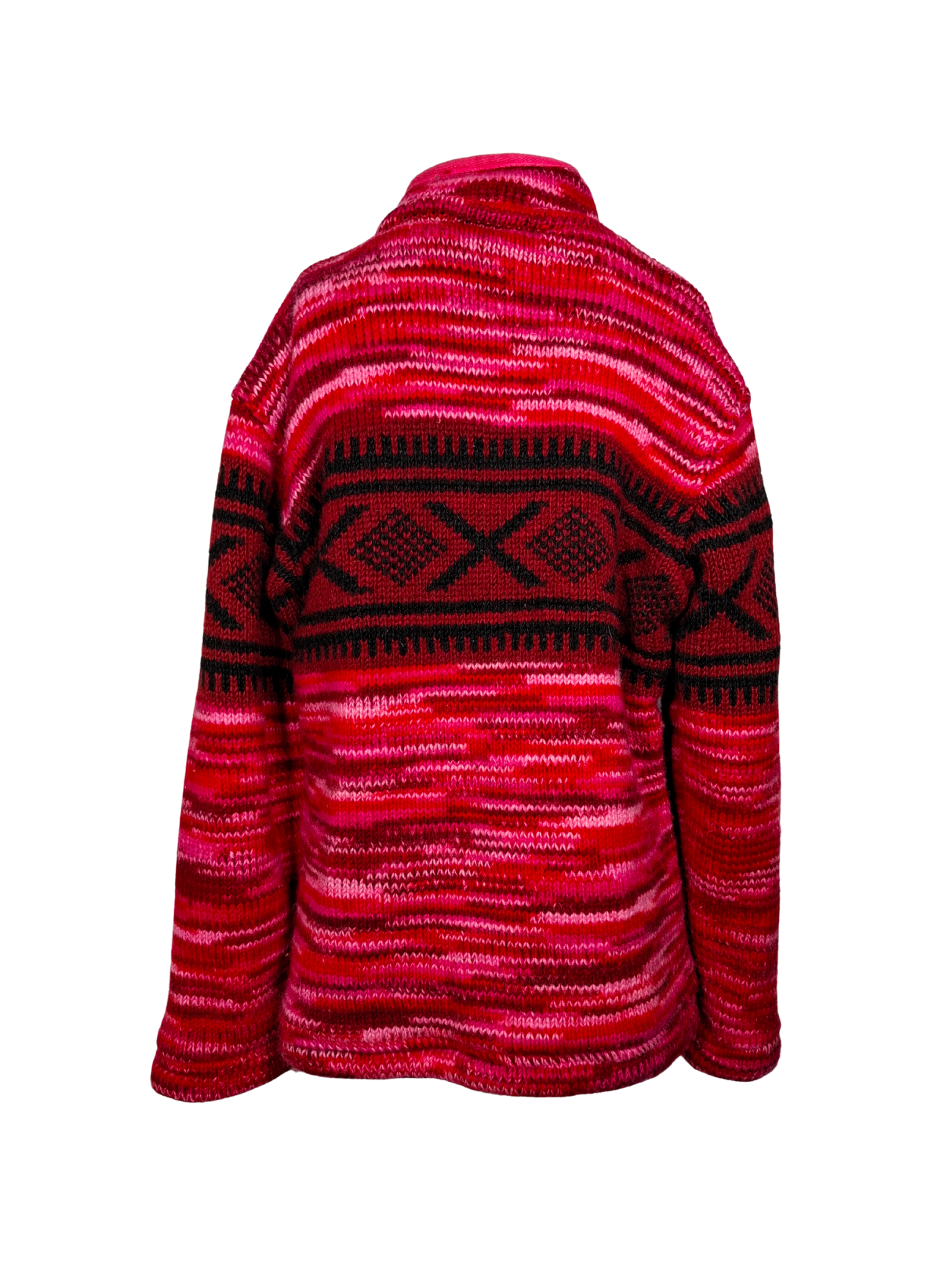 Rožinis raštuotas KUNST UND MAGIE megztinis, L