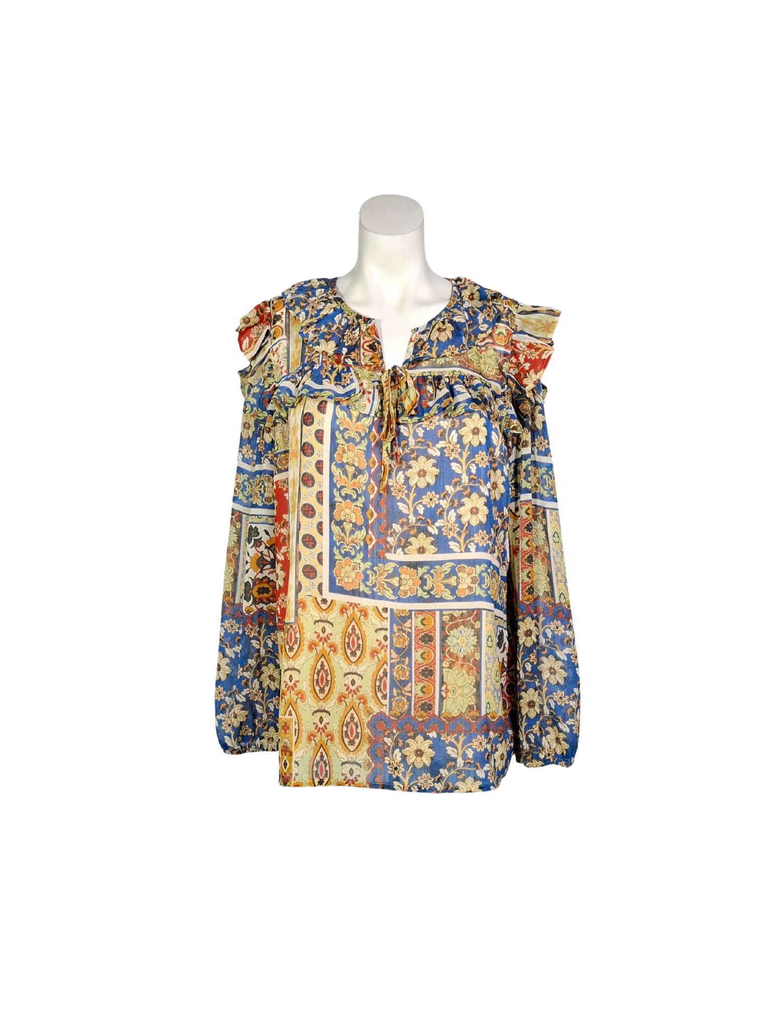 Įvairiaspalvė raštuota STELLA + GINGER palaidinė, NAUJA, L