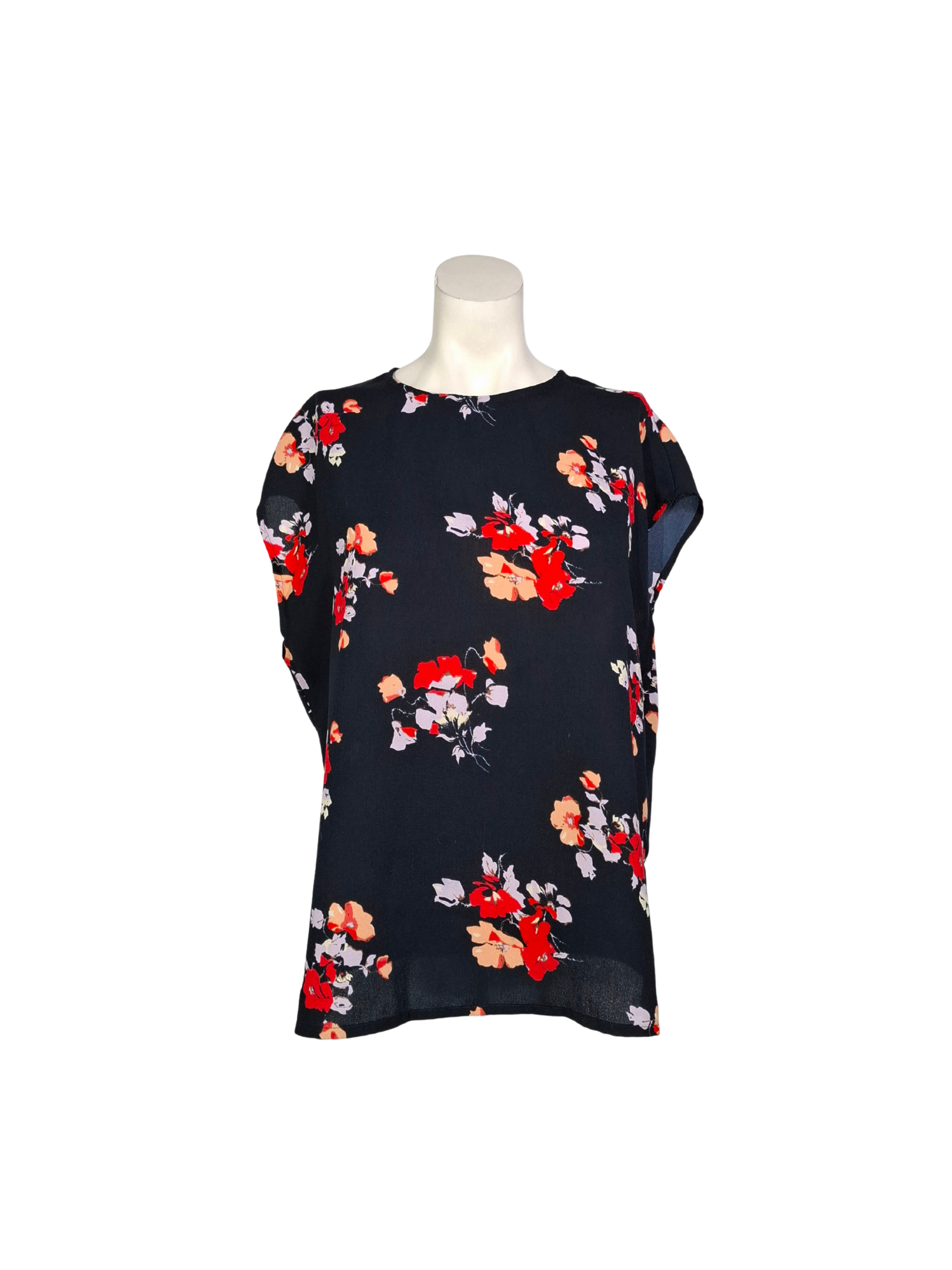 Juoda raštuota VERO MODA palaidinė, M