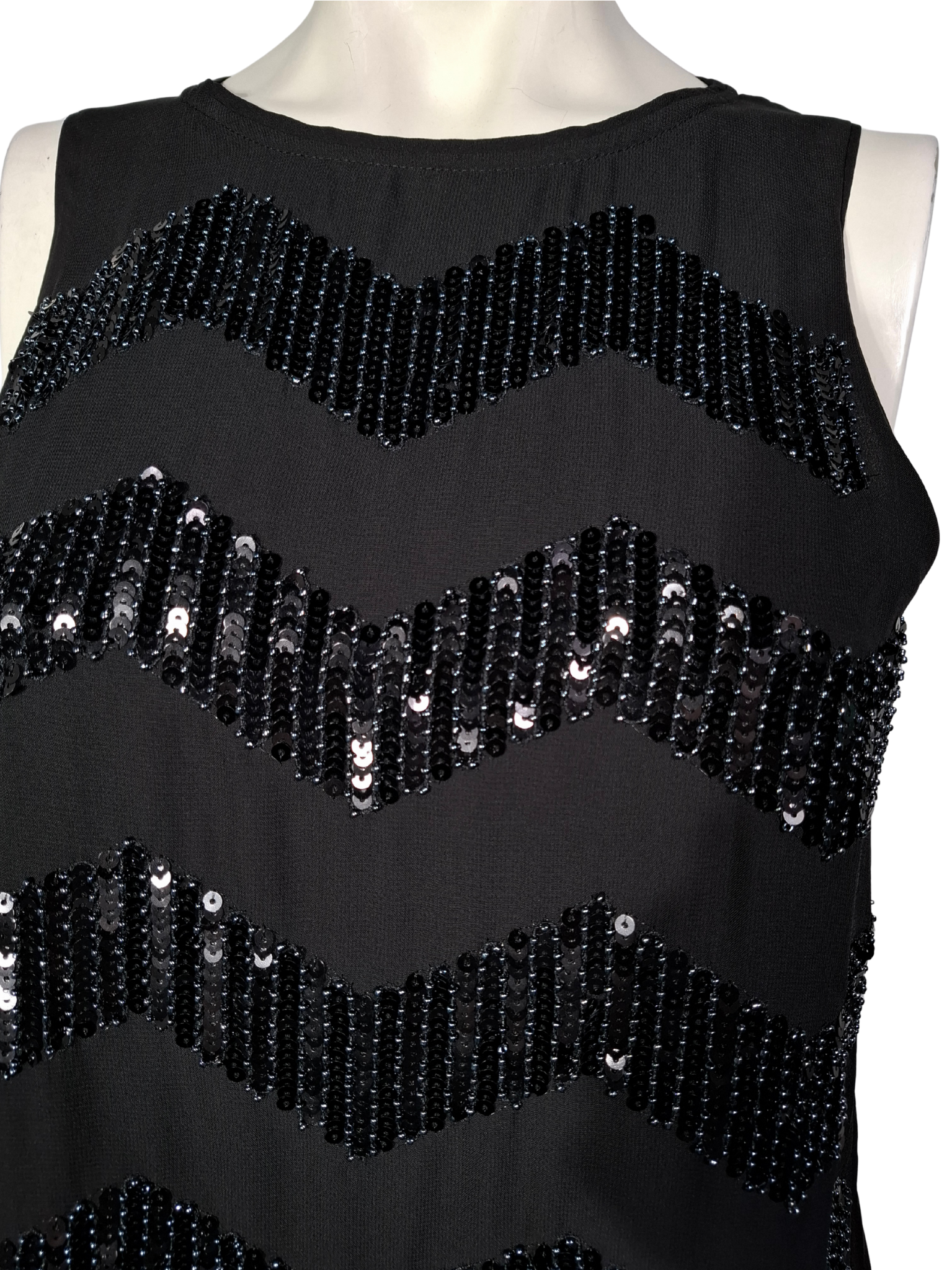 Juoda blizgi H&M palaidinė, S