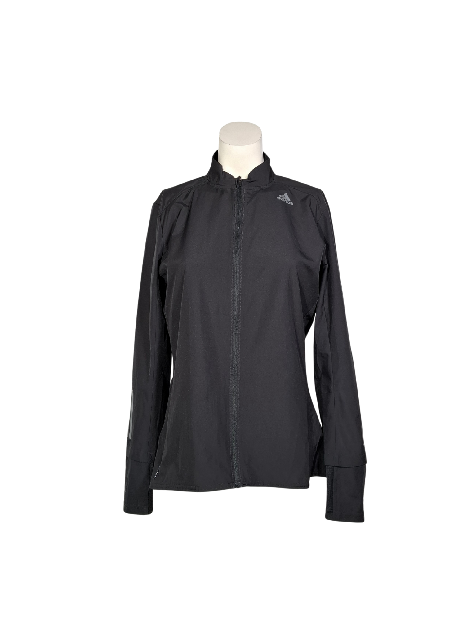 Juoda sportinė ADIDAS striukė, S