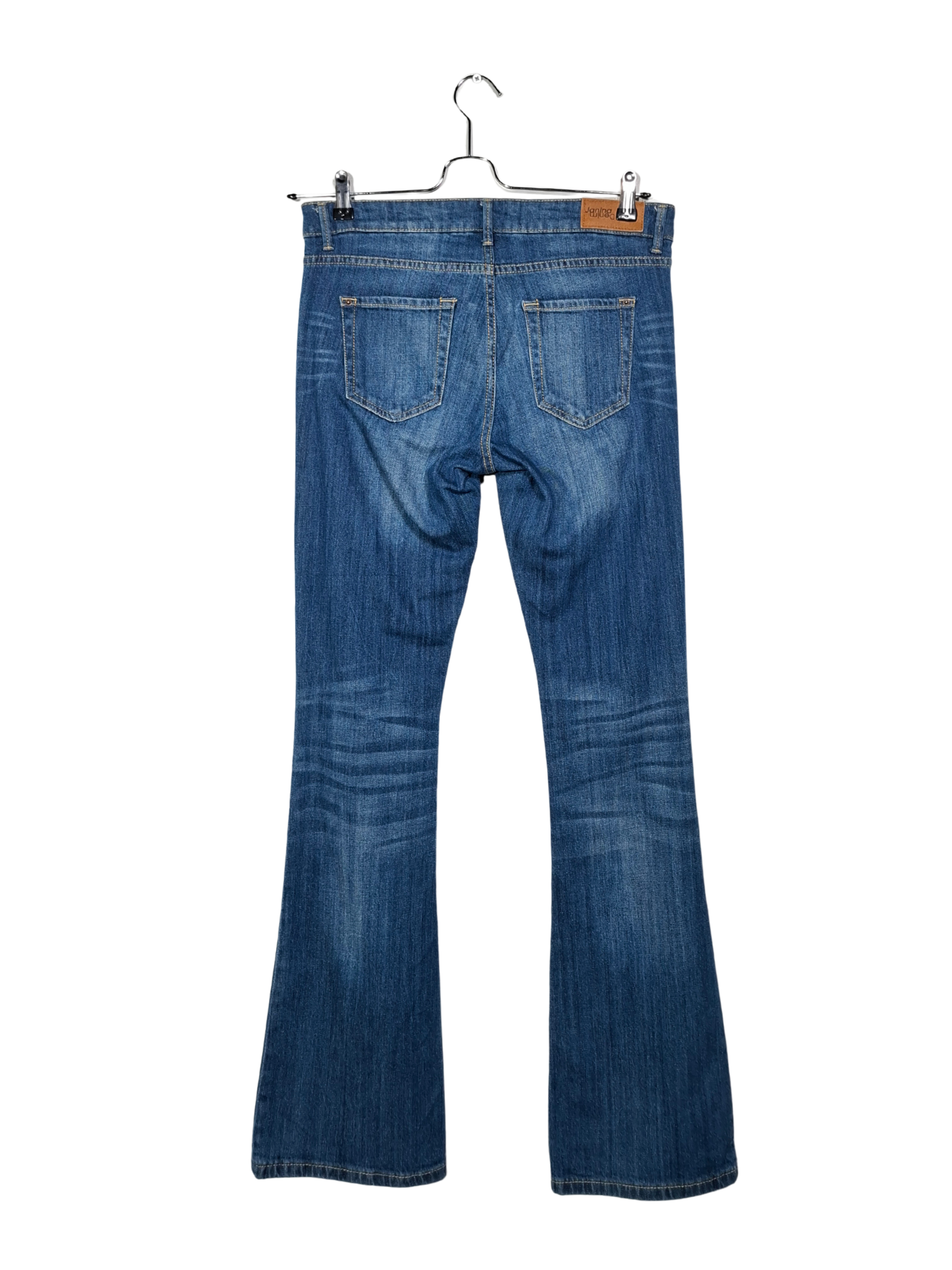 Mėlyni blukinti džinsai, M