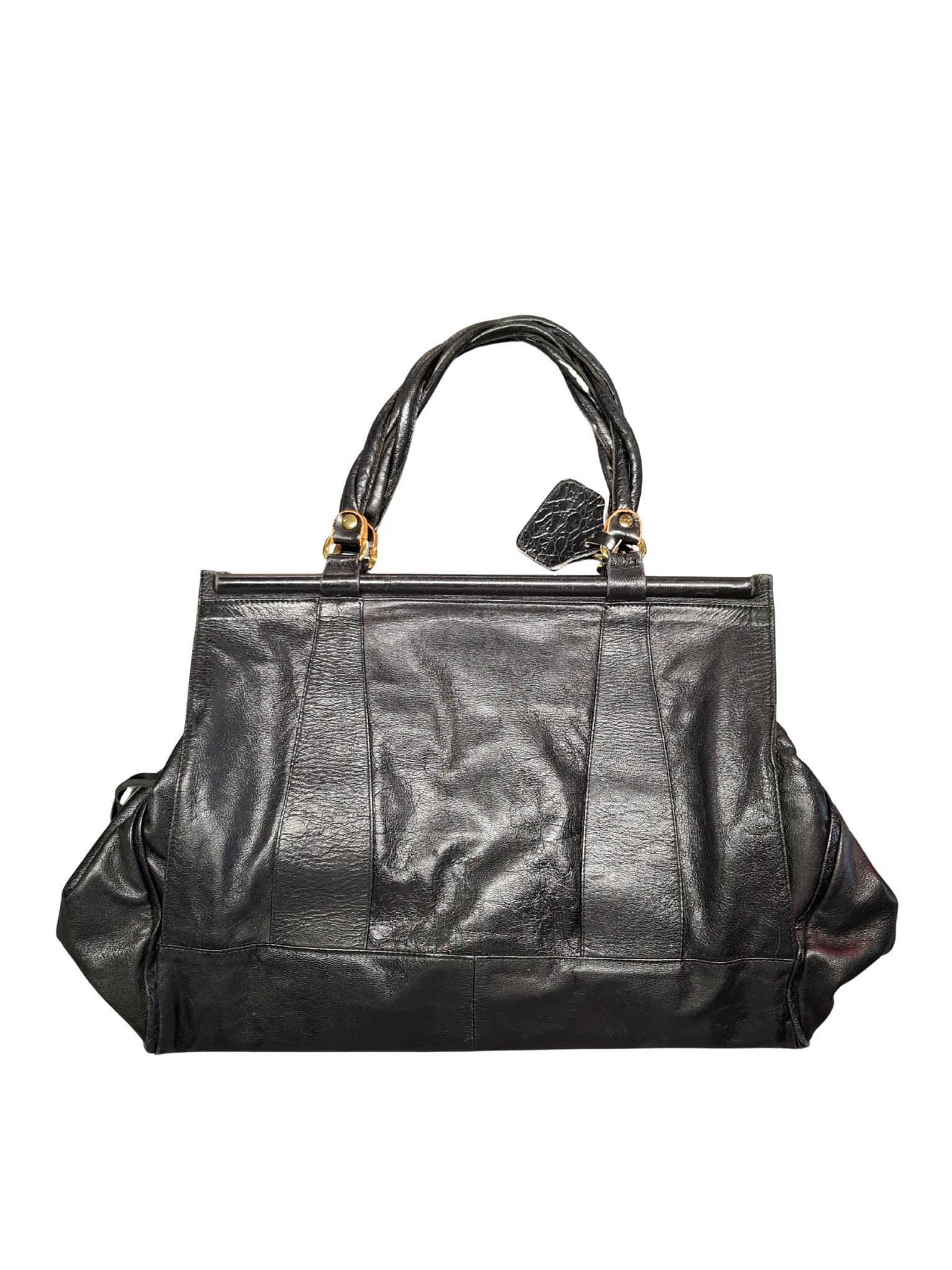 Juoda vintažinė rankinė