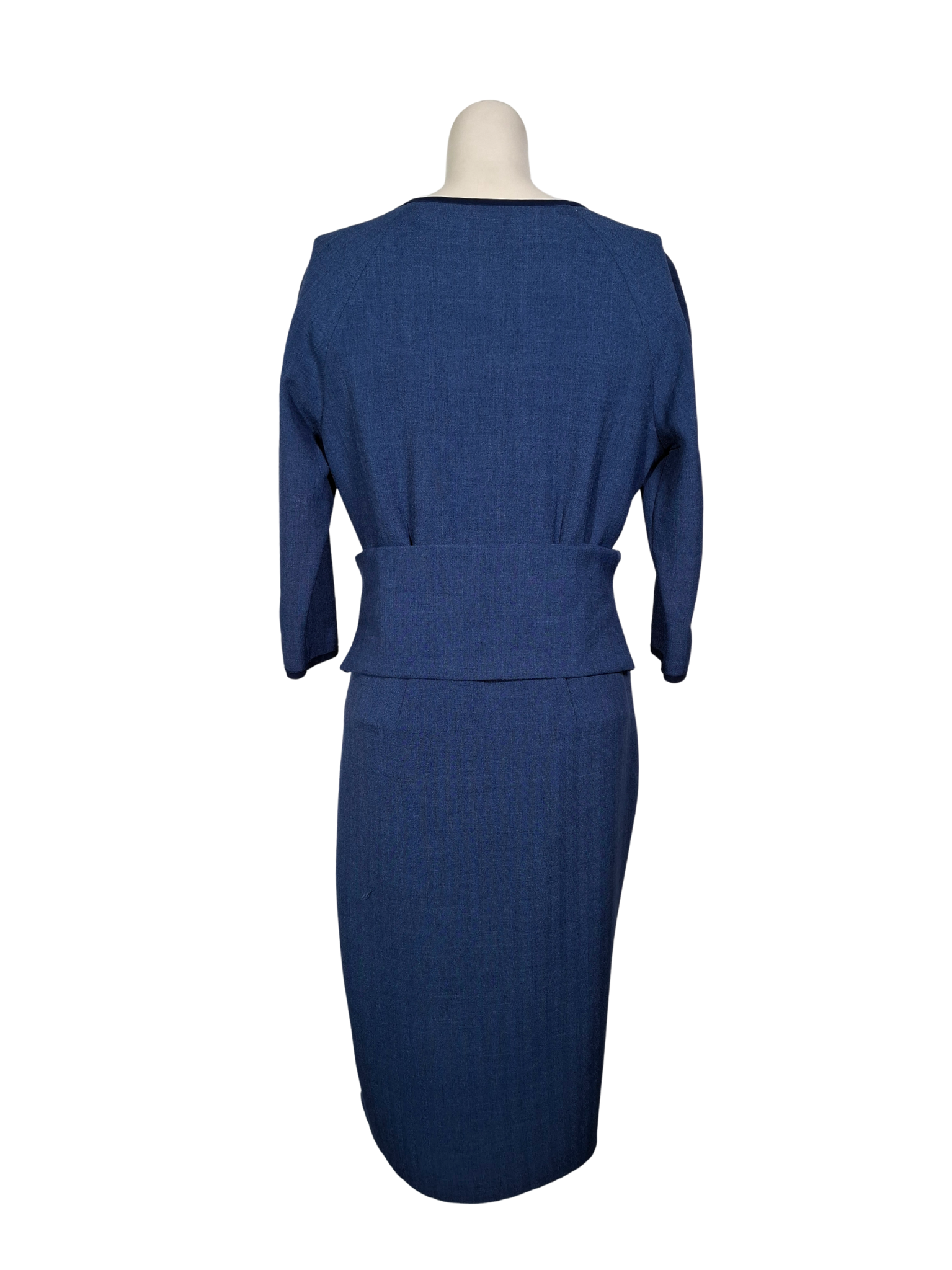 Rankų darbo suknelė su diržu, L/XL