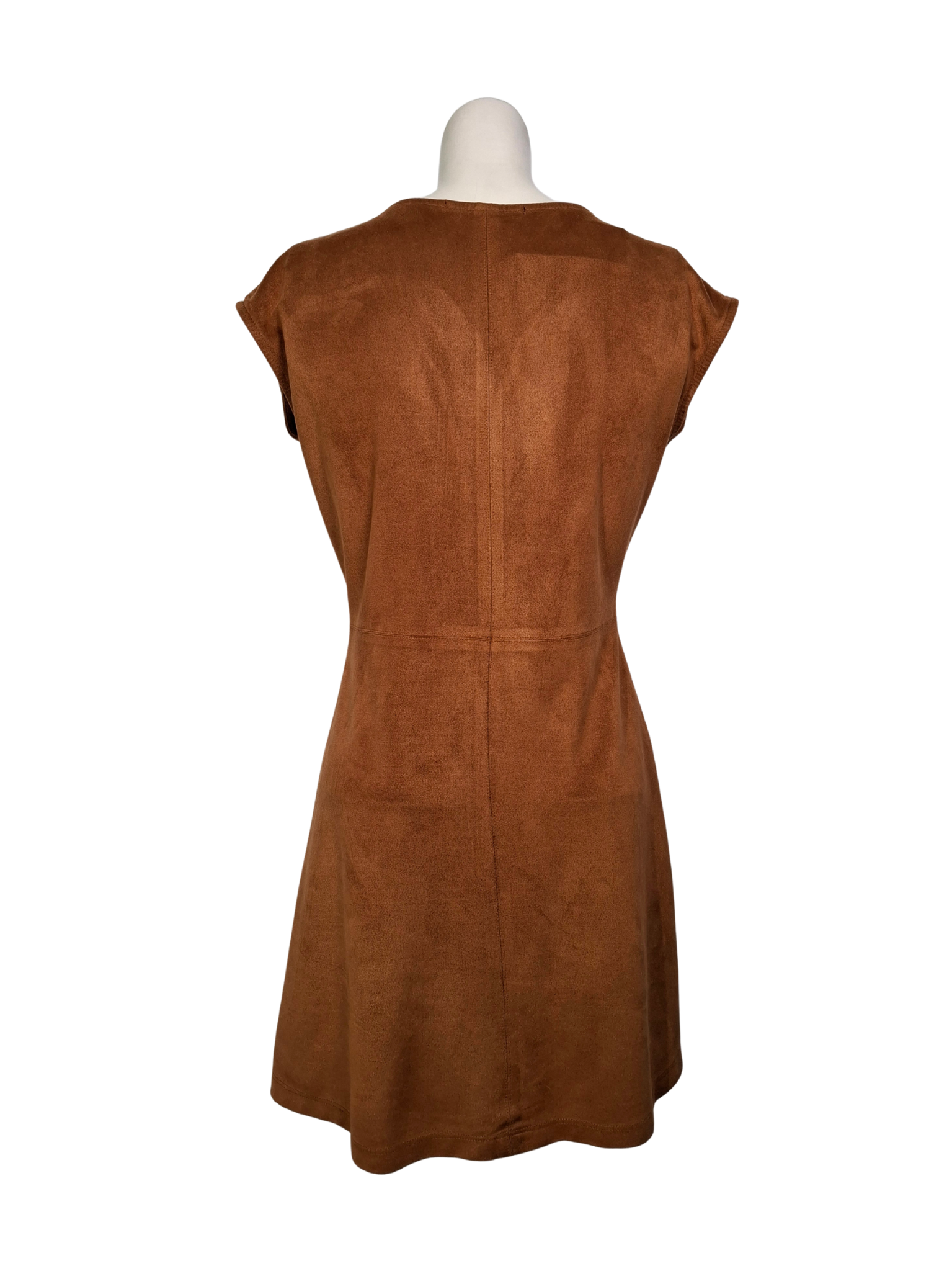 Upcycled by LOOPTEX ruda suknelė, M