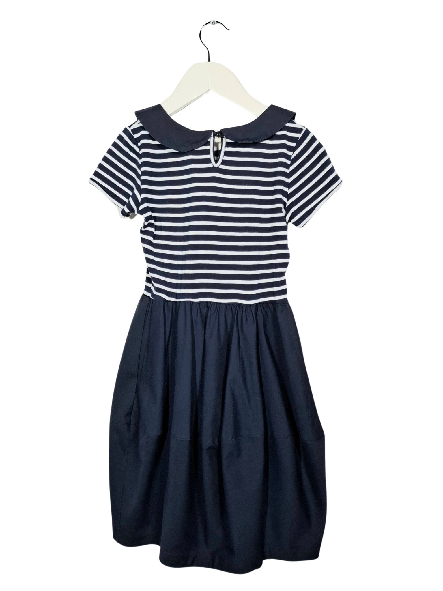 Mėlyna dryžuota vaikiška M&CO. suknelė, 6-7 m.